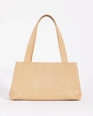 Chanel Beige Caviar Leather CC Logo Tote
