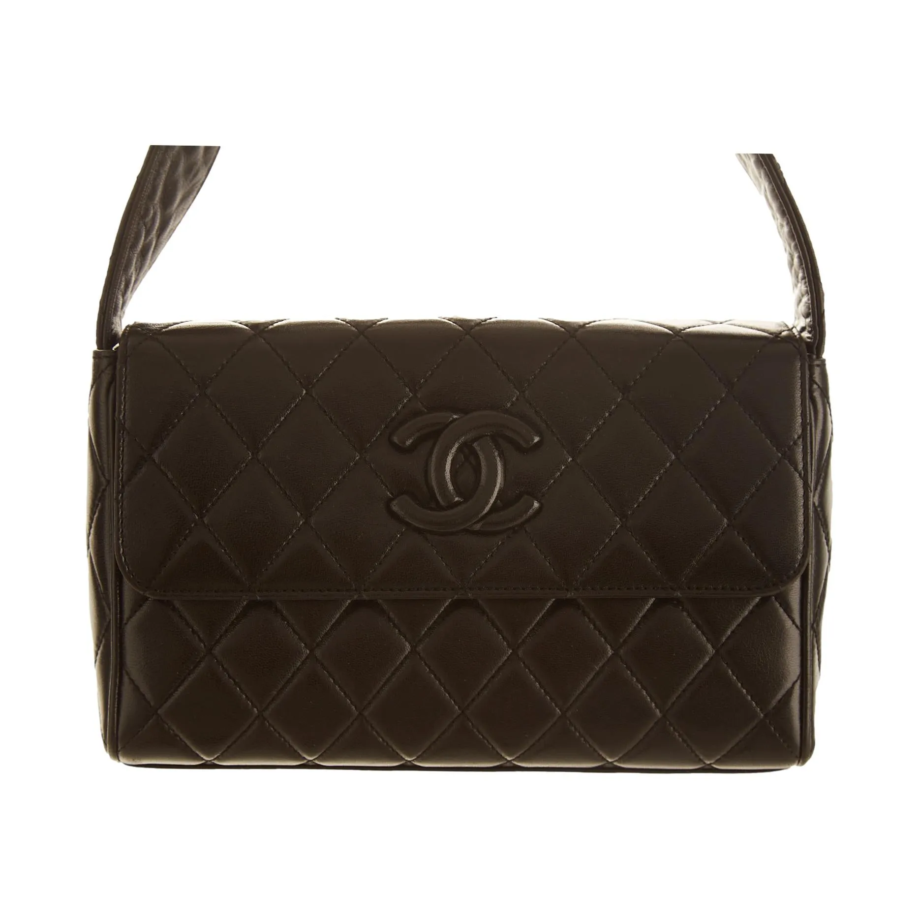 Chanel Black Coco Quilted Shoulder Bag