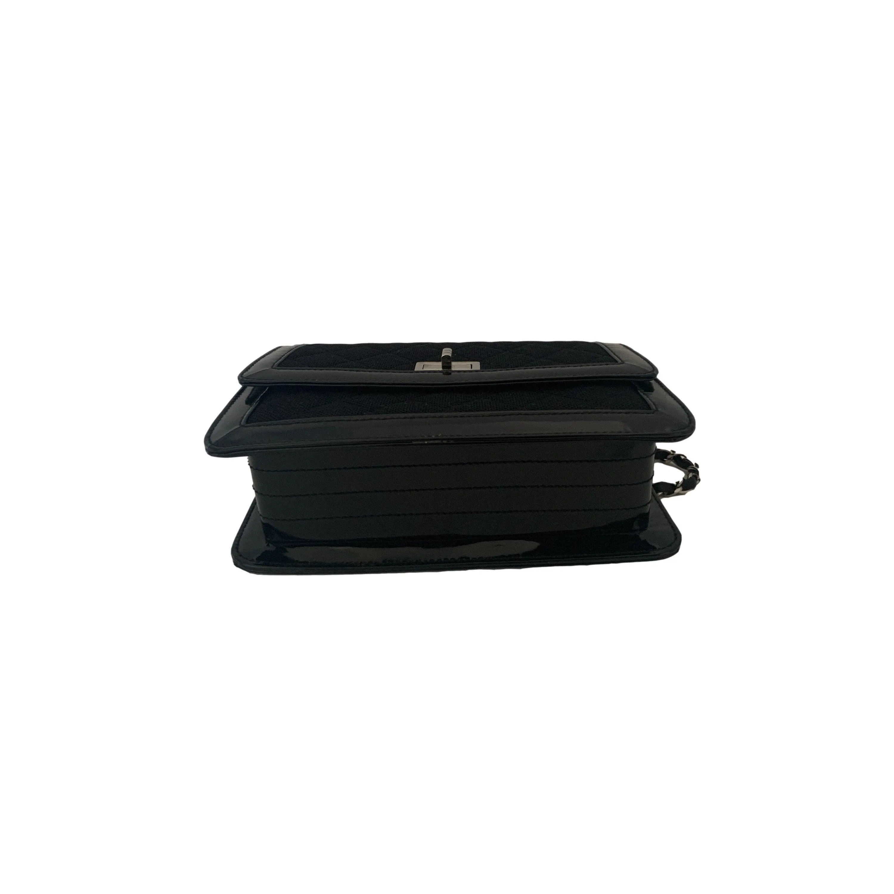 Chanel Black Cotton Quilted Bag