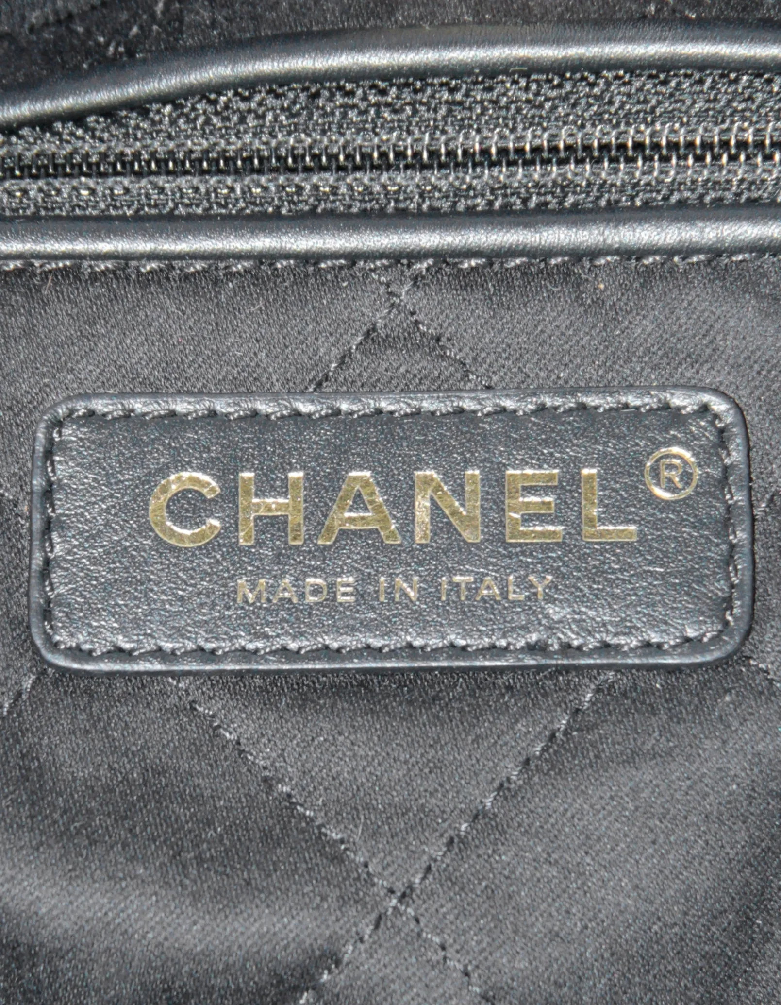 Chanel Black Velvet Sequins Chanel 22 Tote Bag