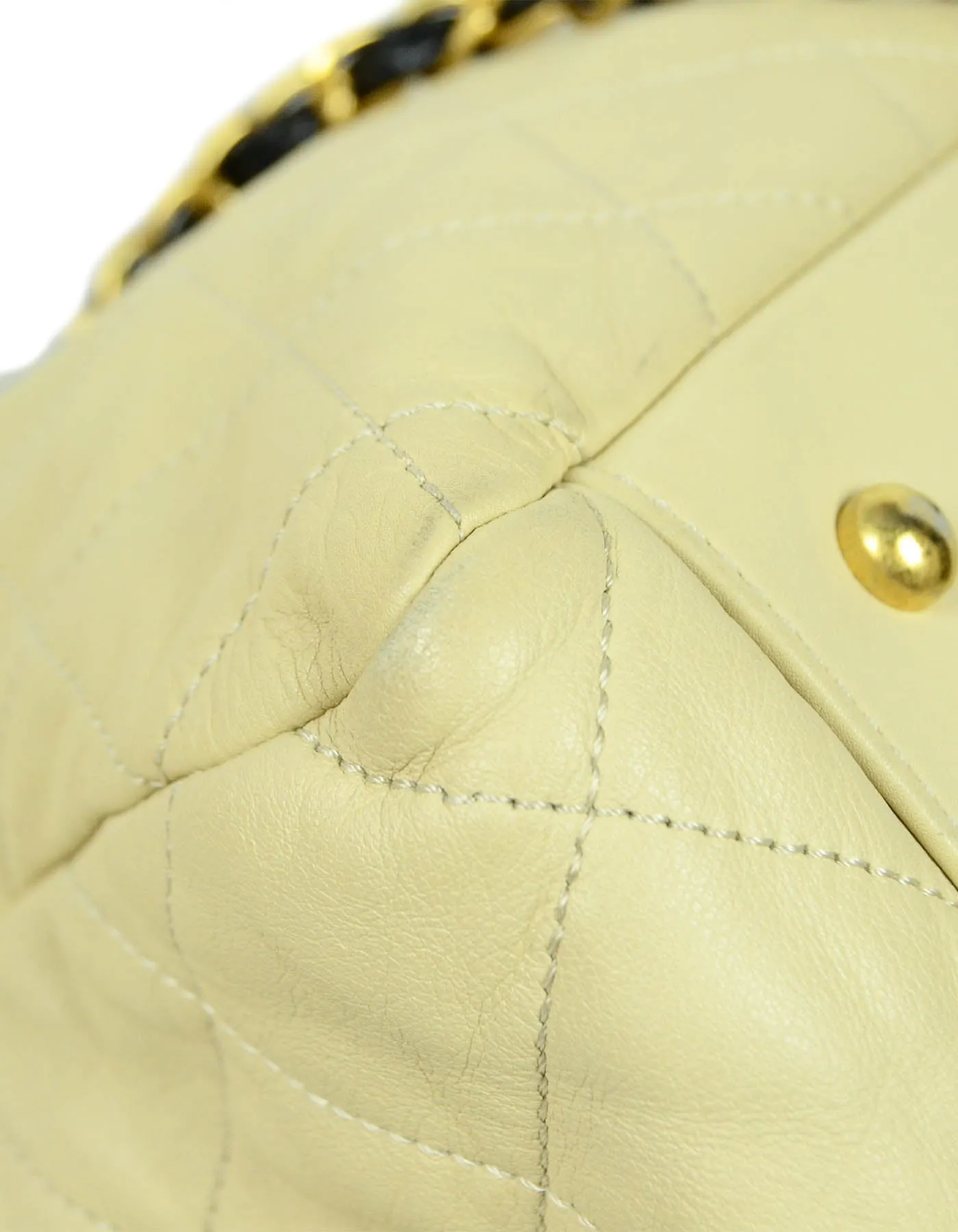 Chanel Black/Beige Quilted Leather In-the-Mix Tote Bag