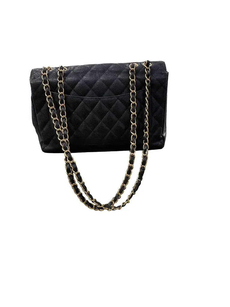 Chanel Caviar Quilted Medium Flap Black