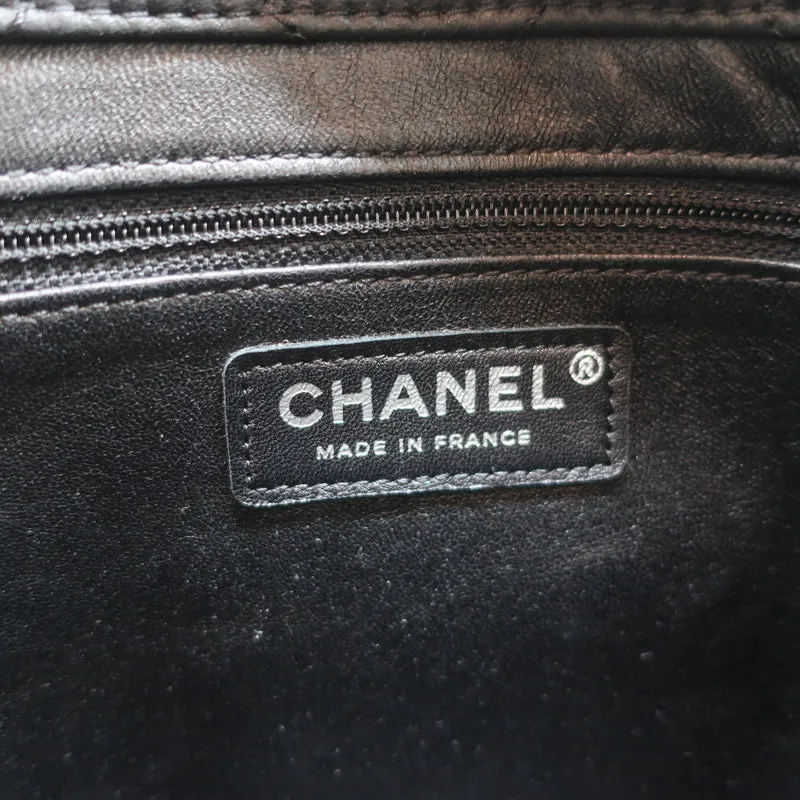 Chanel Coco Neige Shearling Backpack Black Quilted Lambskin Small Bag NEW
