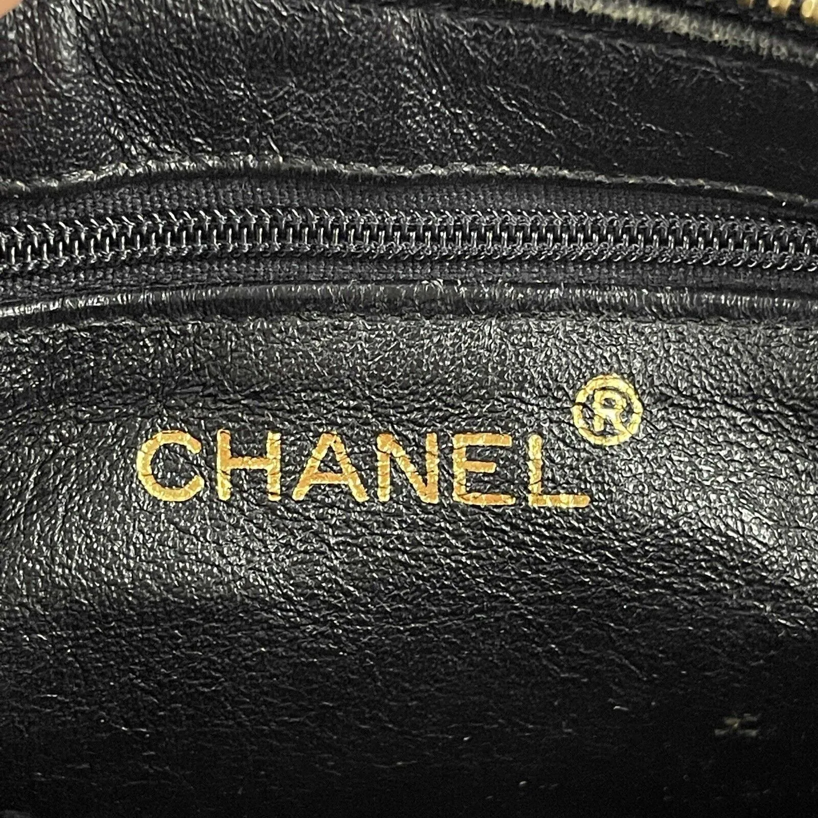 CHANEL - Excellent Vintage 1980's Black Mini Quilted CC Tassel Barrel Crossbody