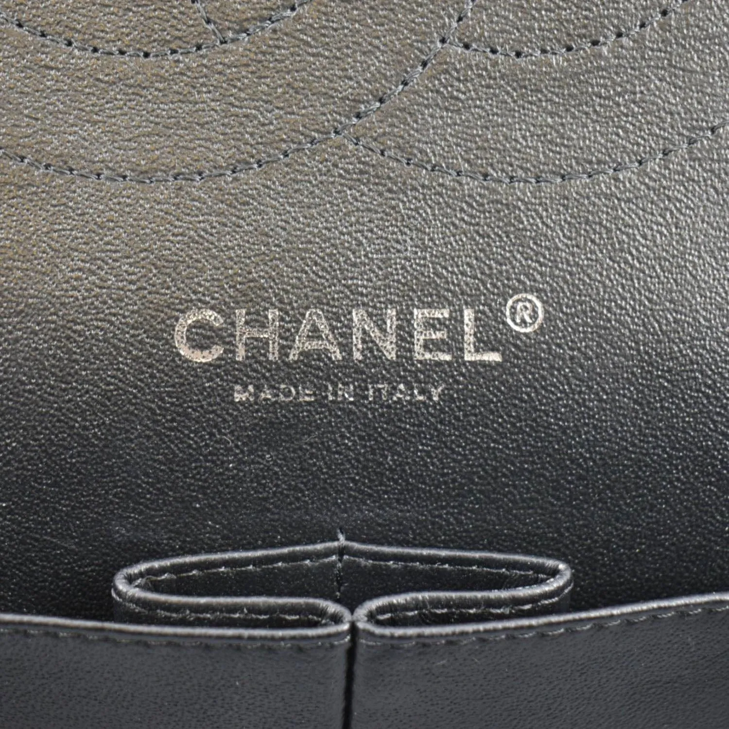 CHANEL Jumbo Flap Quilted Patent Leather Shoulder Bag Black