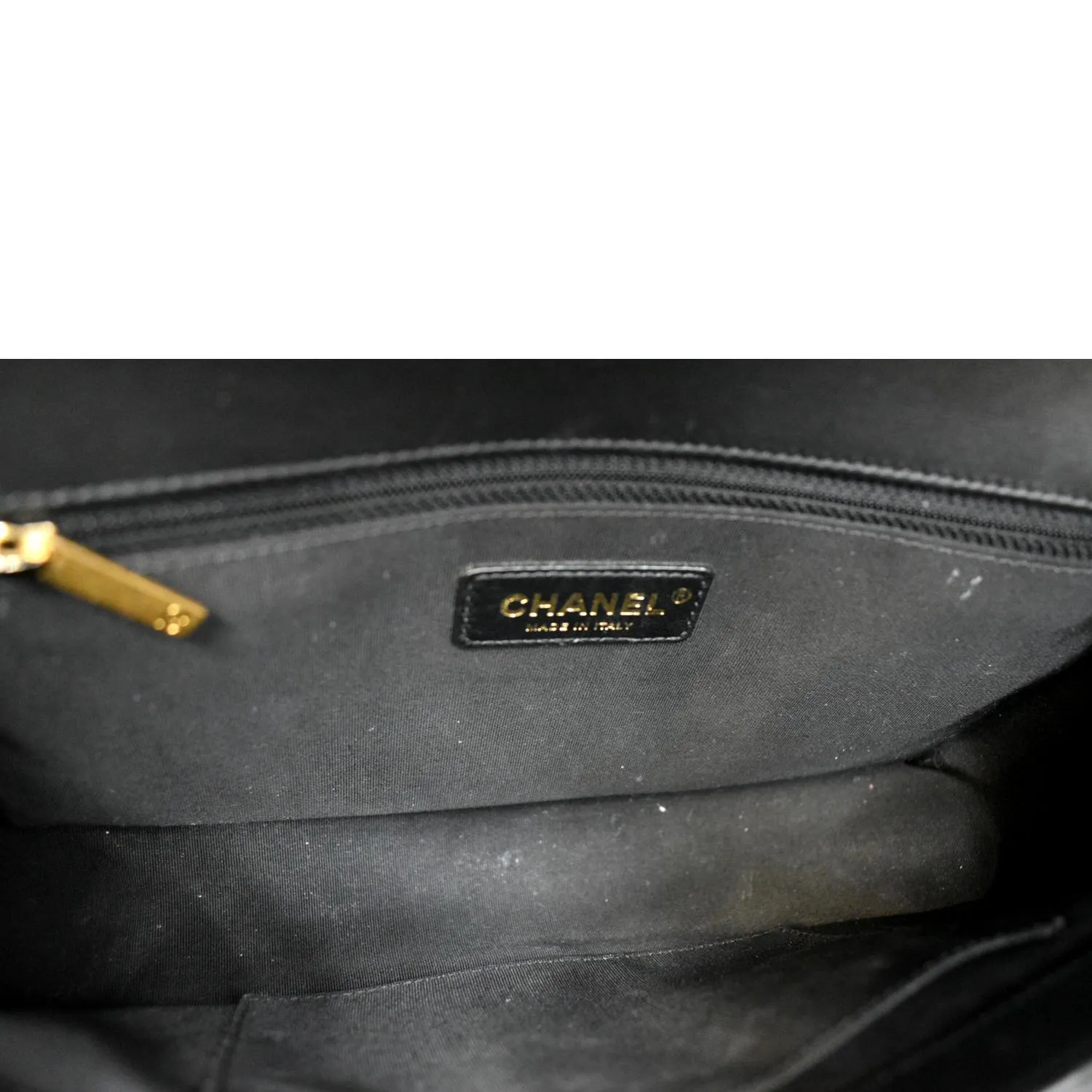 CHANEL Medium Boy Flap Calf Leather Shoulder Bag Black