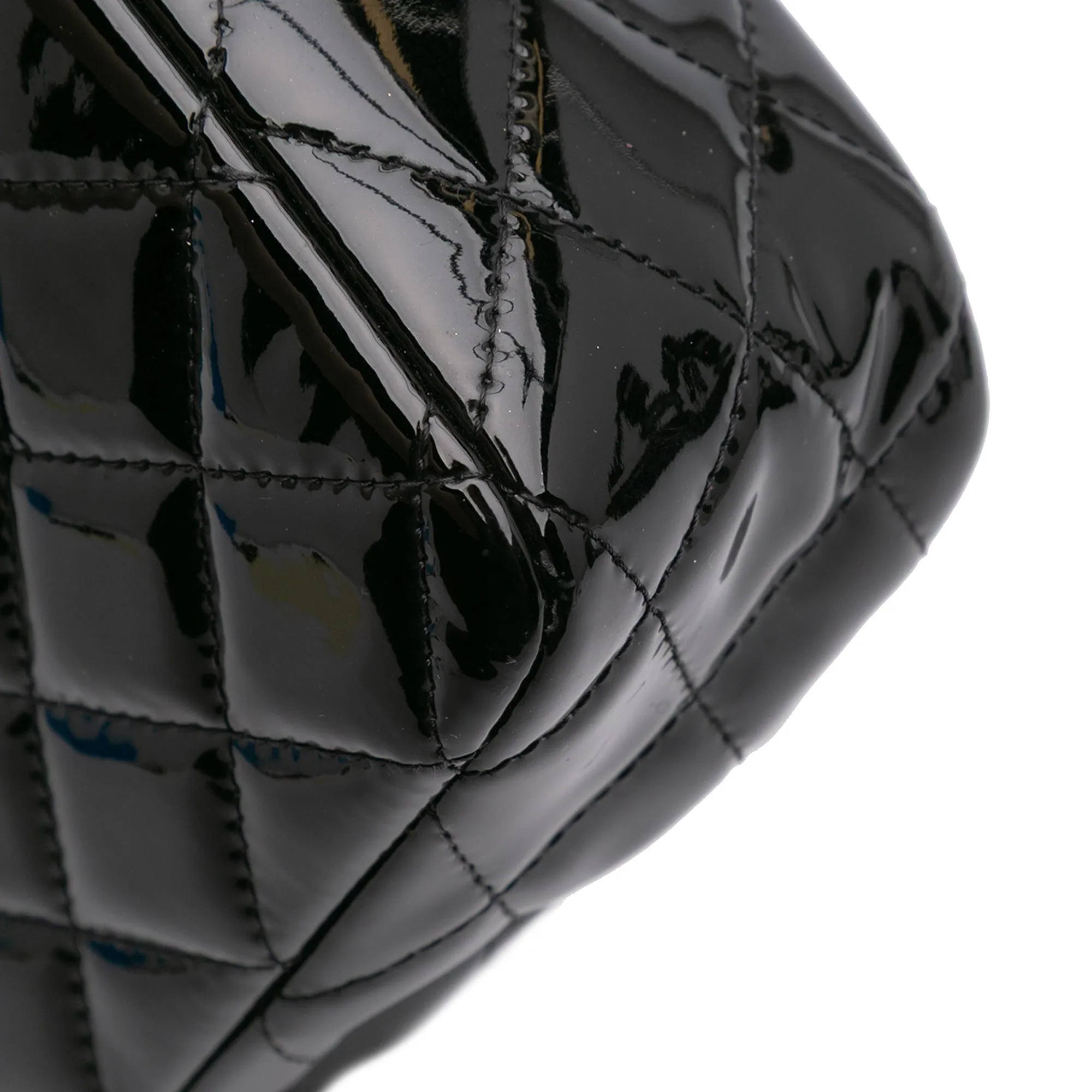 Chanel Medium Classic Patent Double Flap