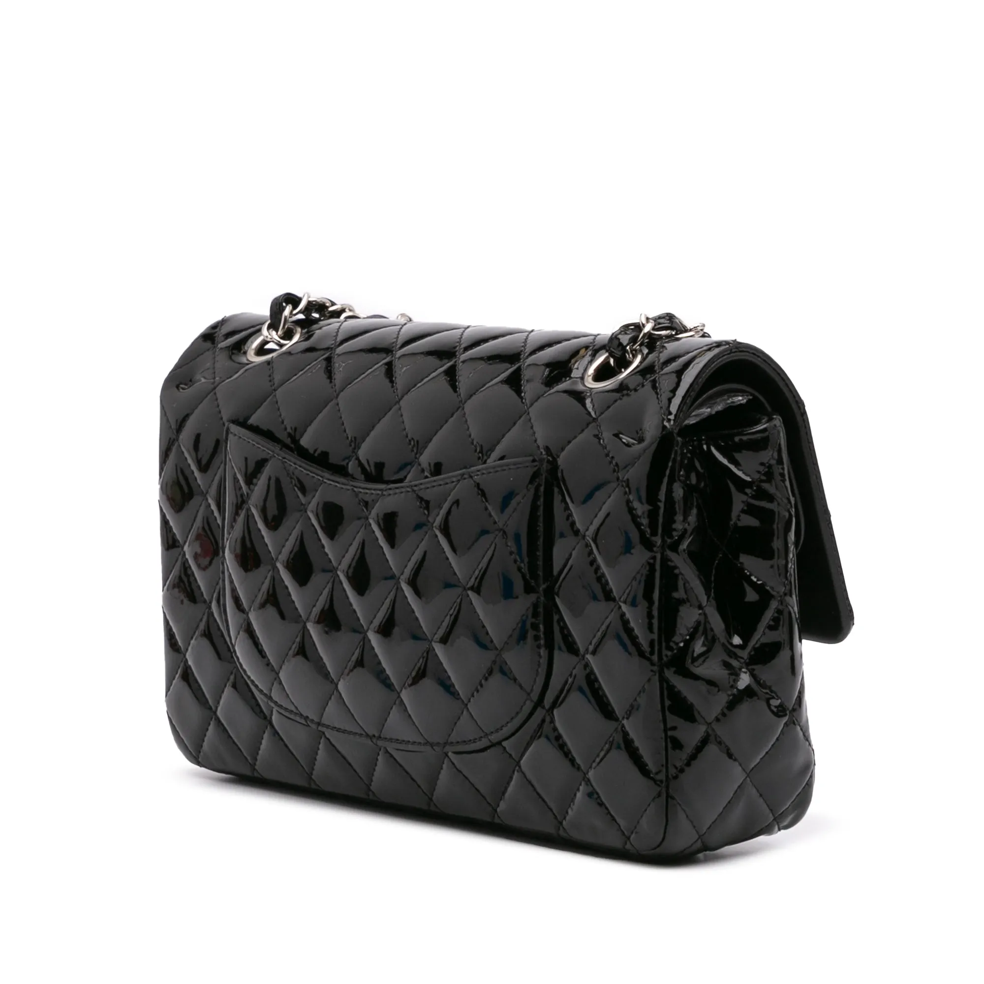 Chanel Medium Classic Patent Double Flap