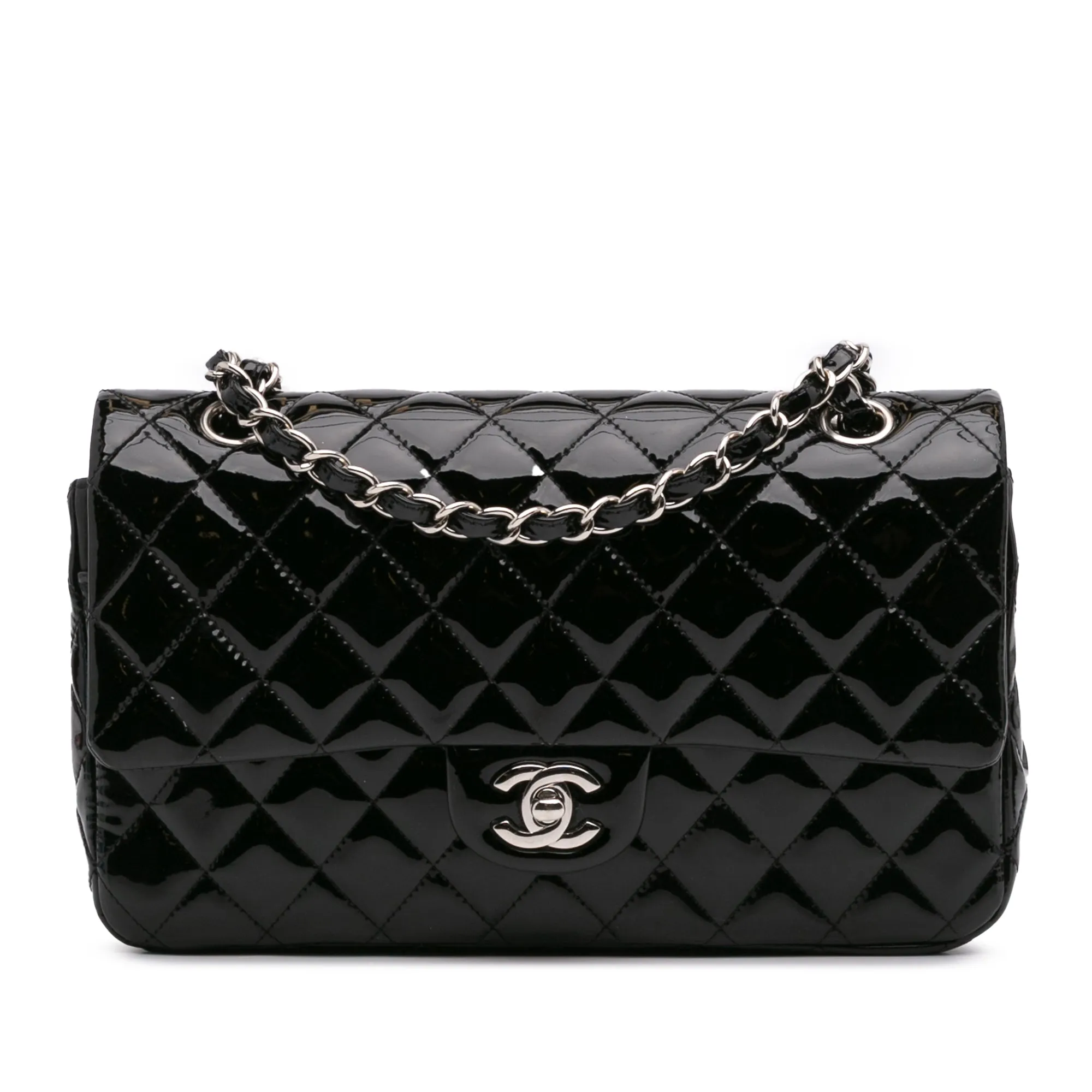 Chanel Medium Classic Patent Double Flap