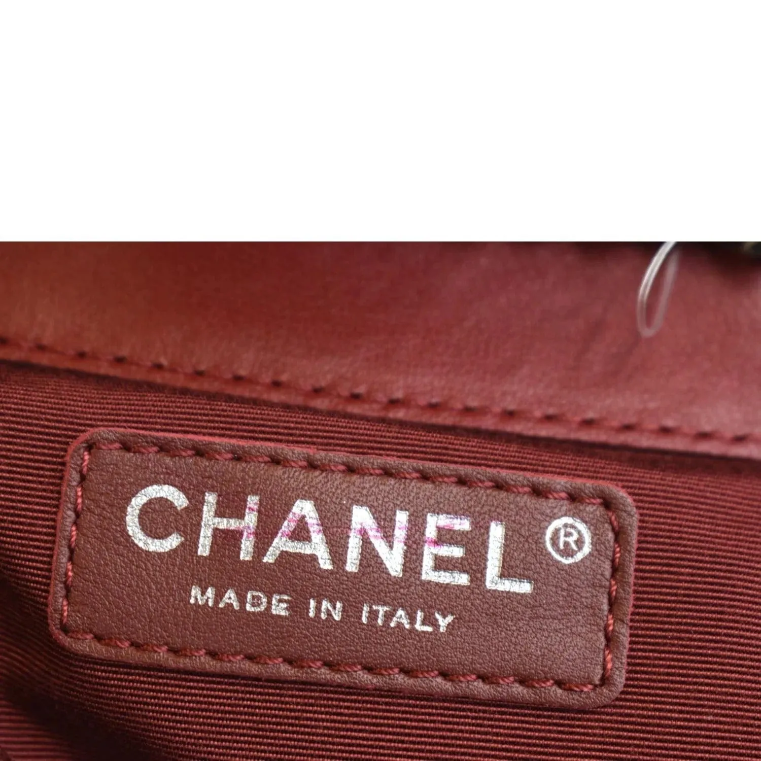 CHANEL Paris Dallas Drawstring Fringe Leather Shoulder Bag Red