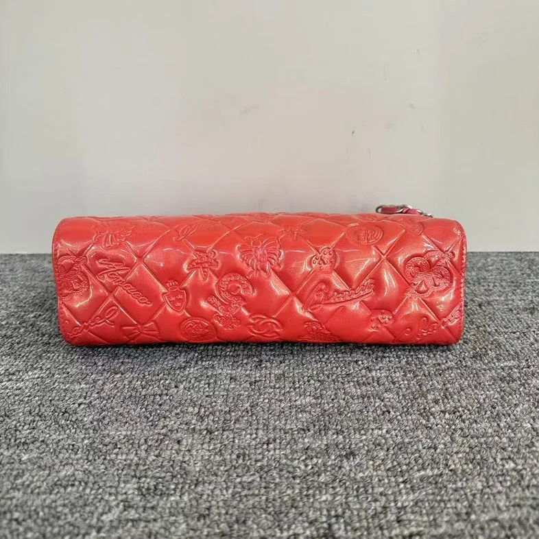 Chanel Red Chain Bag