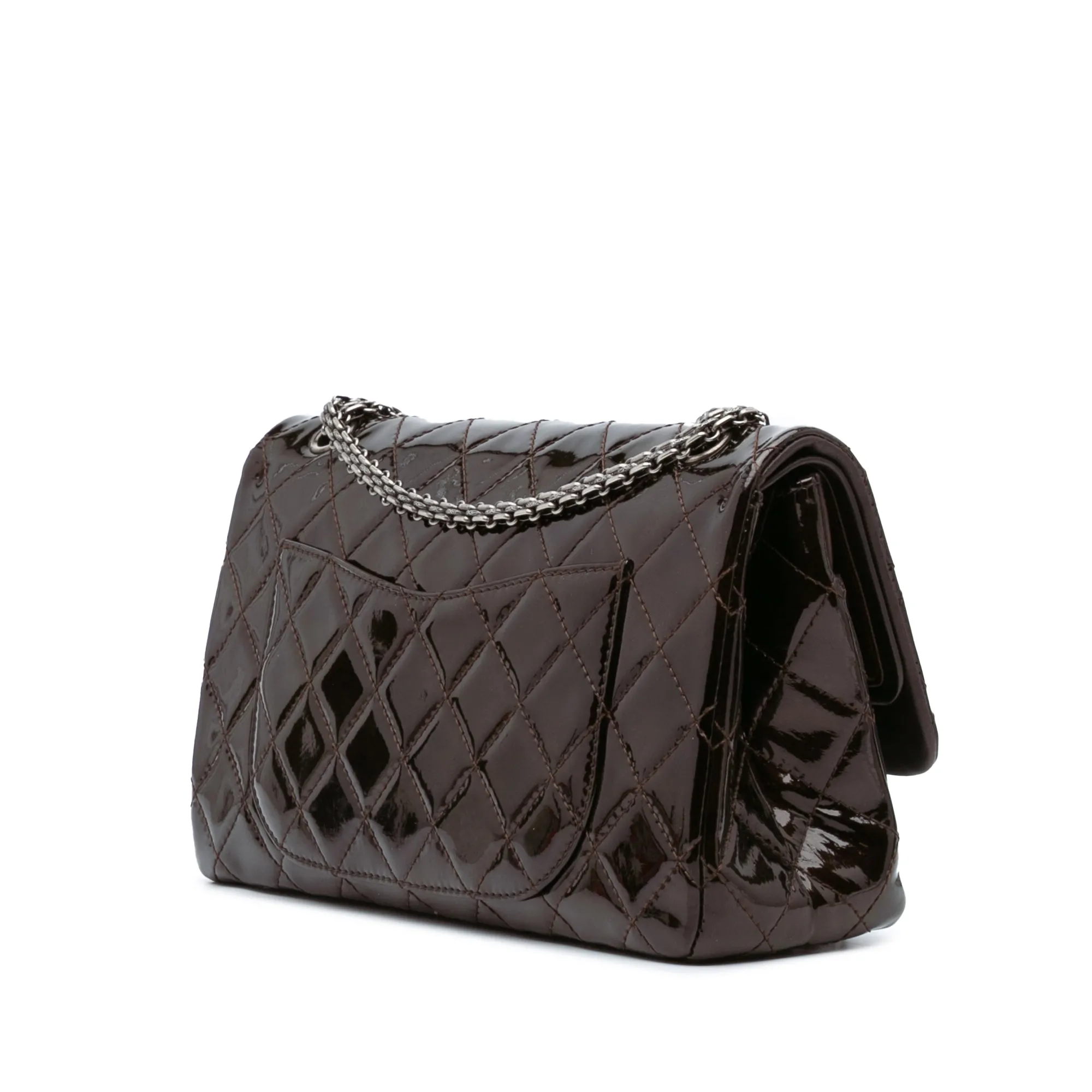 Chanel Reissue 2.55 Quilted Patent Double Flap 227