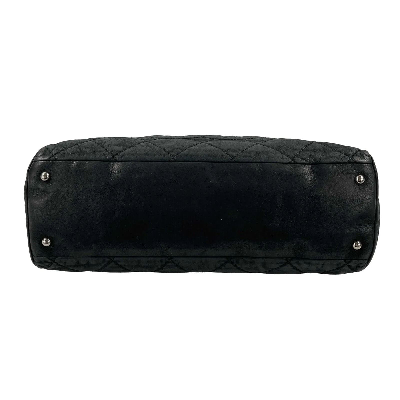 CHANEL - Sea Hit CC Iridescent Calfskin Medium Black Shoulder Bag