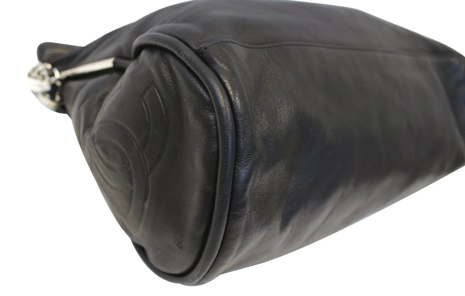 Chanel Shoulder Bag Black Lambskin Leather - CHANEL Bags