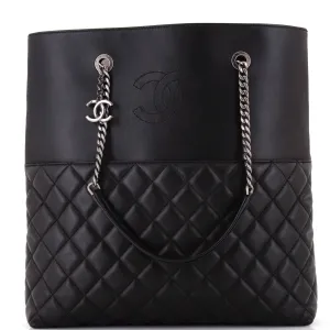 CHANEL Urban Delight Chain Tote Quilted Lambskin Large