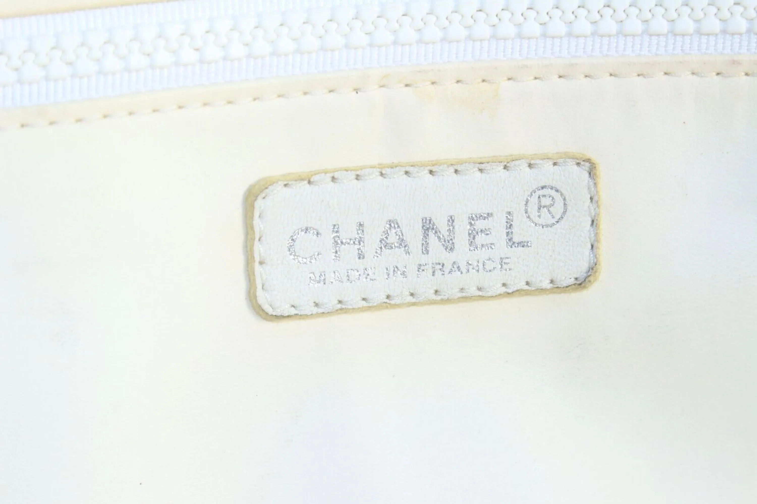 Chanel XL Wave Surf CC Logo Tote Blue x Red 1CAS424