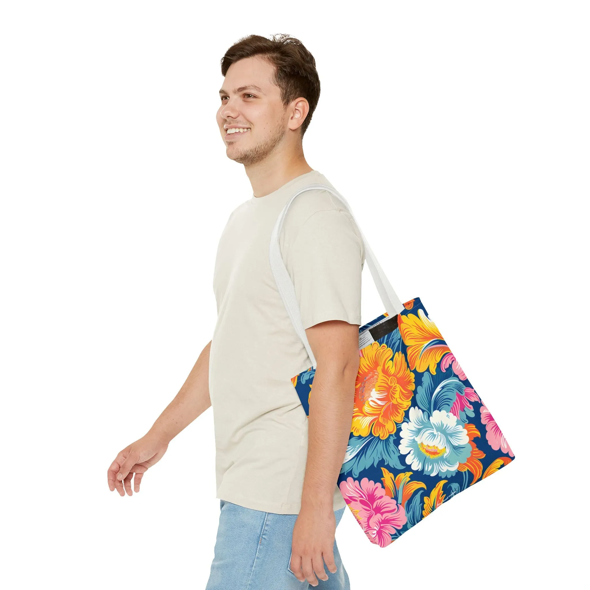 Chintz Charm Tote Bag - Carry Timeless Elegance with You! Available in 3 sizes.