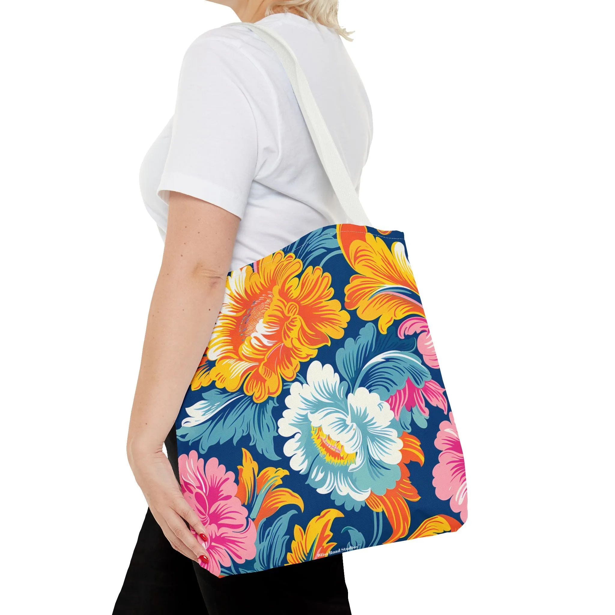Chintz Charm Tote Bag - Carry Timeless Elegance with You! Available in 3 sizes.