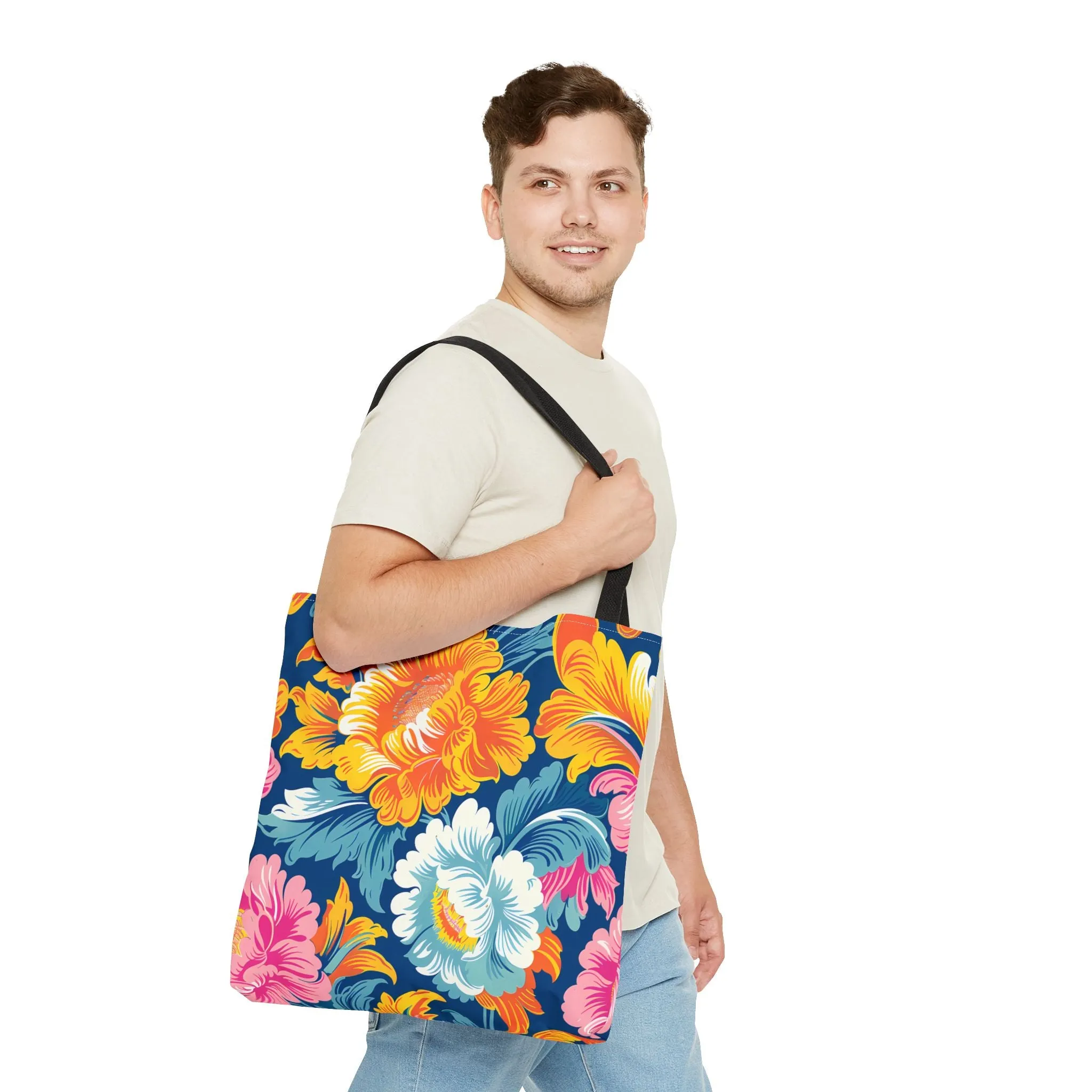 Chintz Charm Tote Bag - Carry Timeless Elegance with You! Available in 3 sizes.