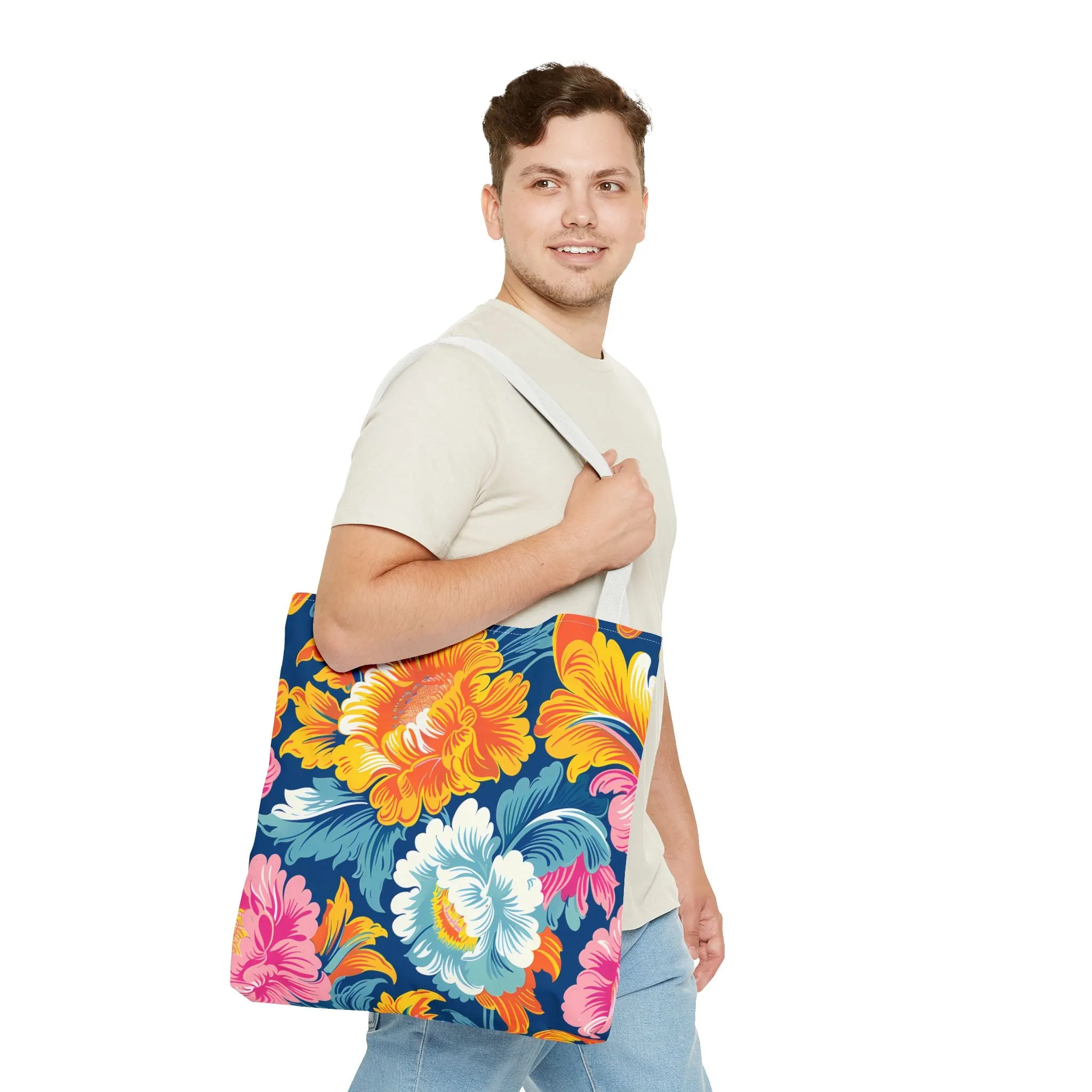 Chintz Charm Tote Bag - Carry Timeless Elegance with You! Available in 3 sizes.