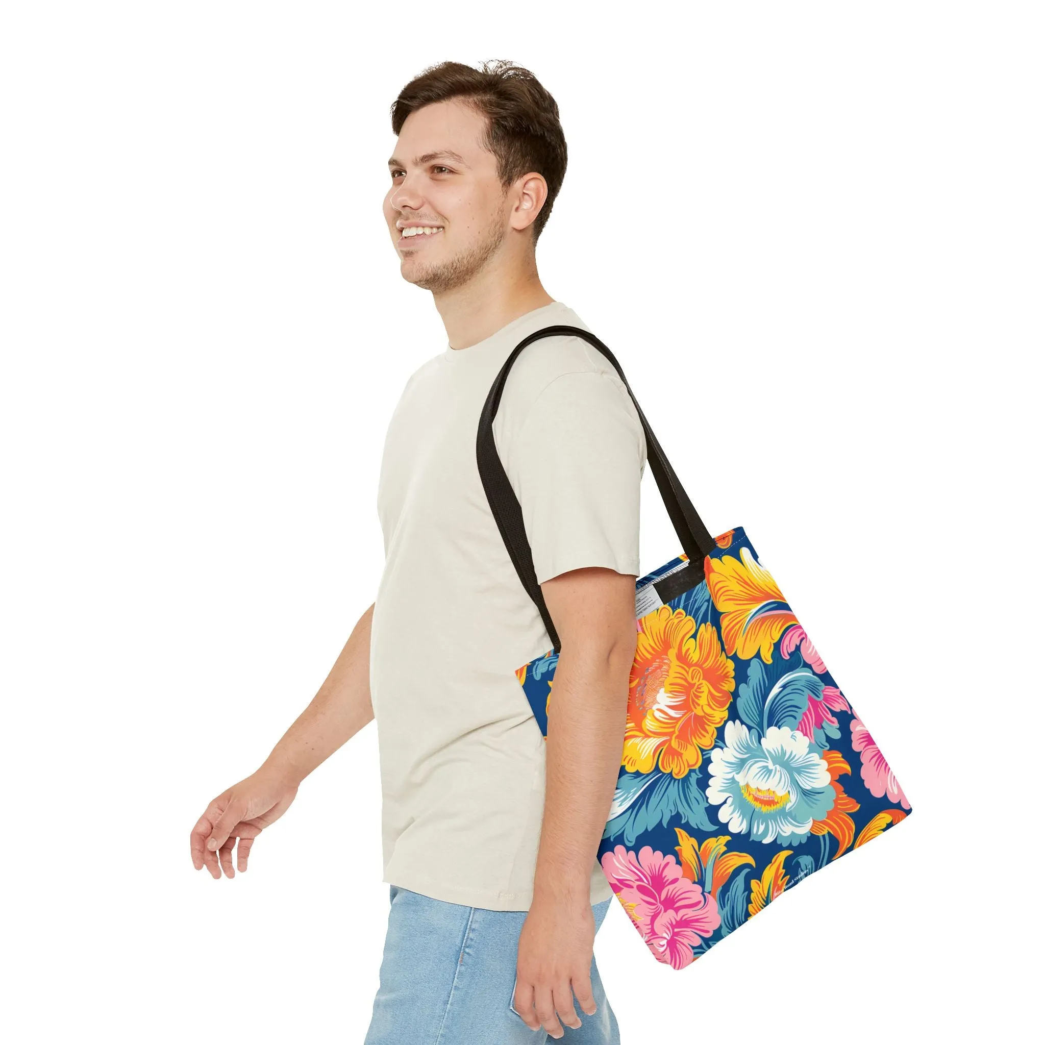 Chintz Charm Tote Bag - Carry Timeless Elegance with You! Available in 3 sizes.