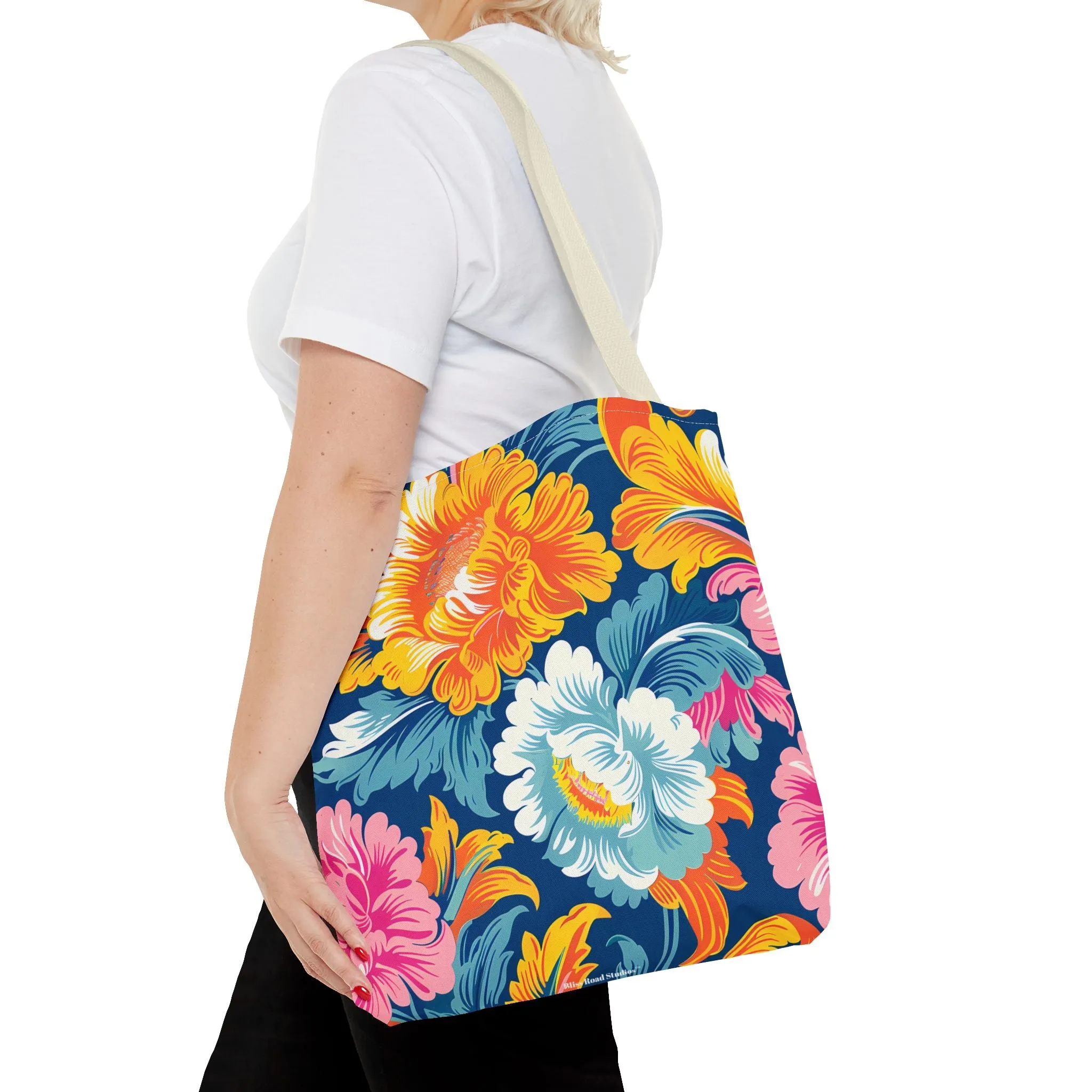 Chintz Charm Tote Bag - Carry Timeless Elegance with You! Available in 3 sizes.
