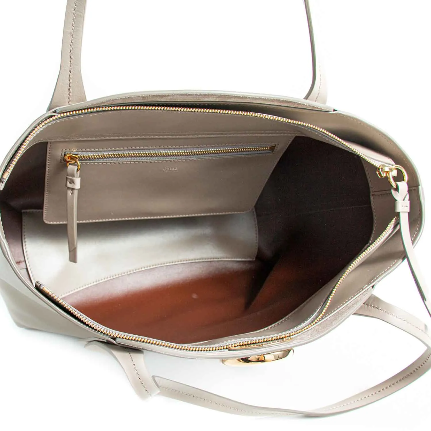 Chloé C Leather Tote Bag