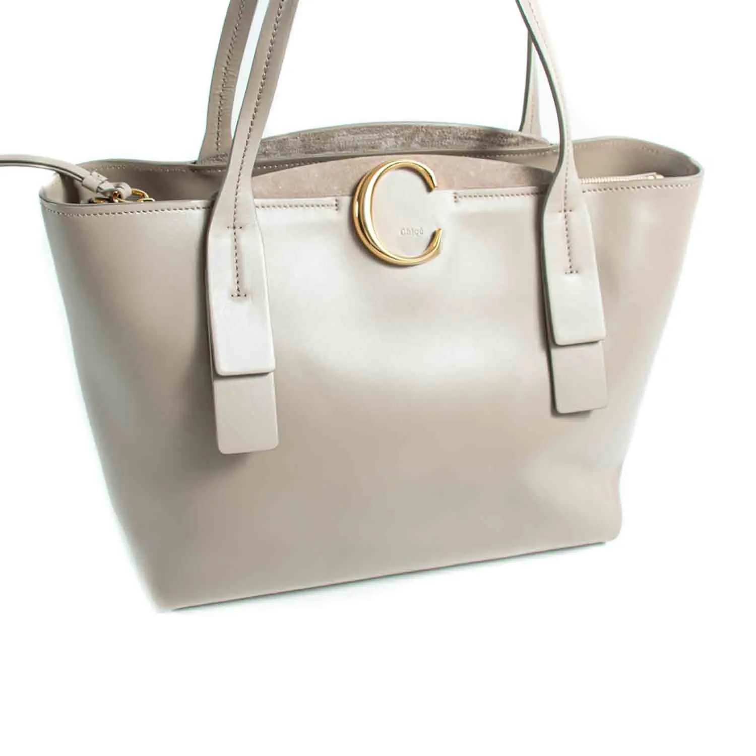 Chloé C Leather Tote Bag