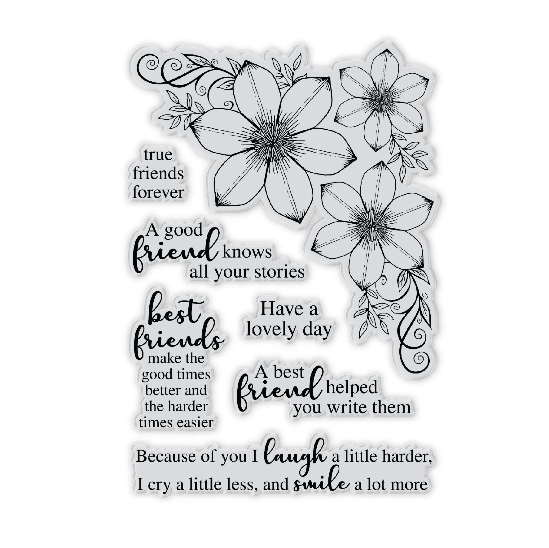 Chloes Creative Cards Die & Stamp Set – Summer Foliage Corner
