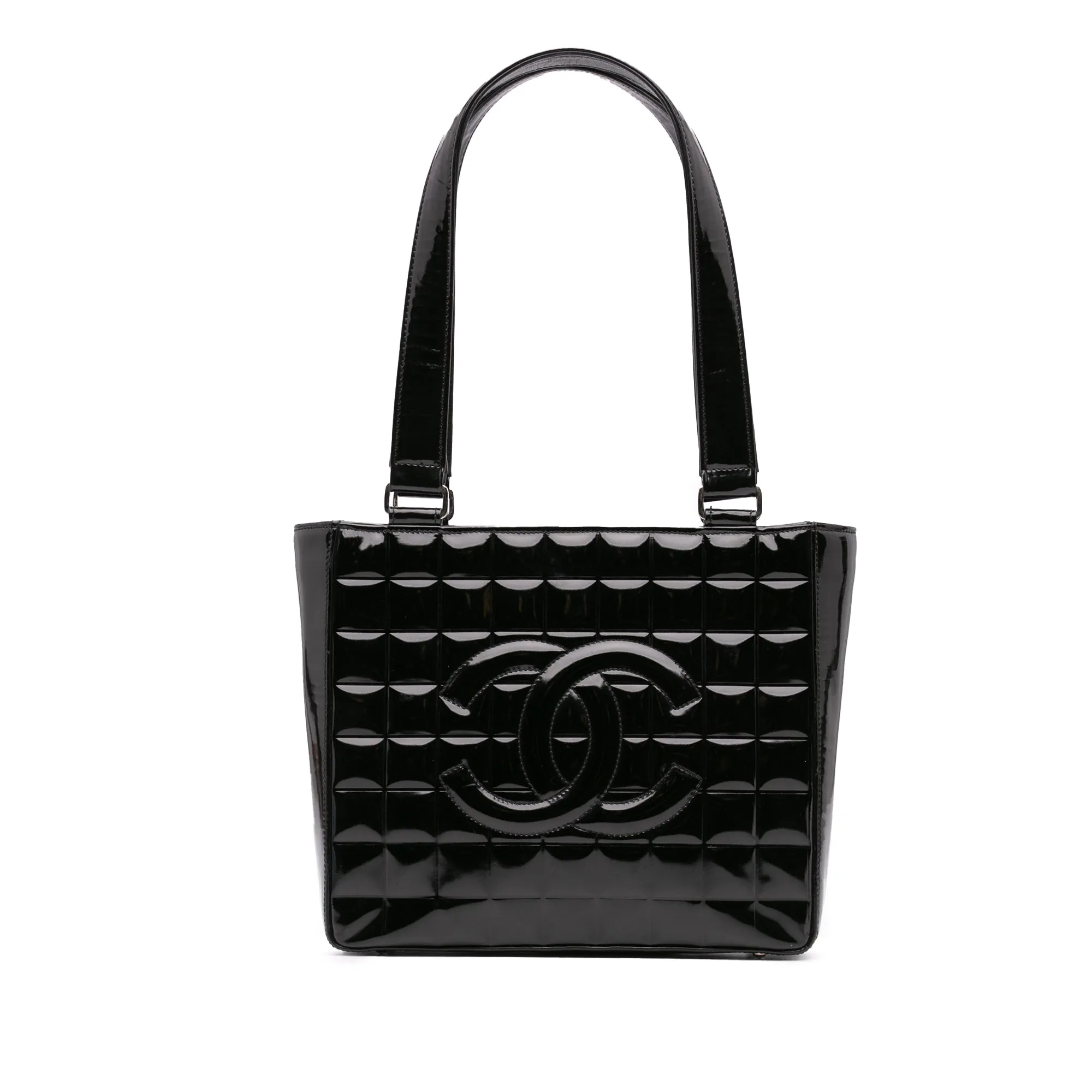 Chocolate Bar Patent Shoulder Bag