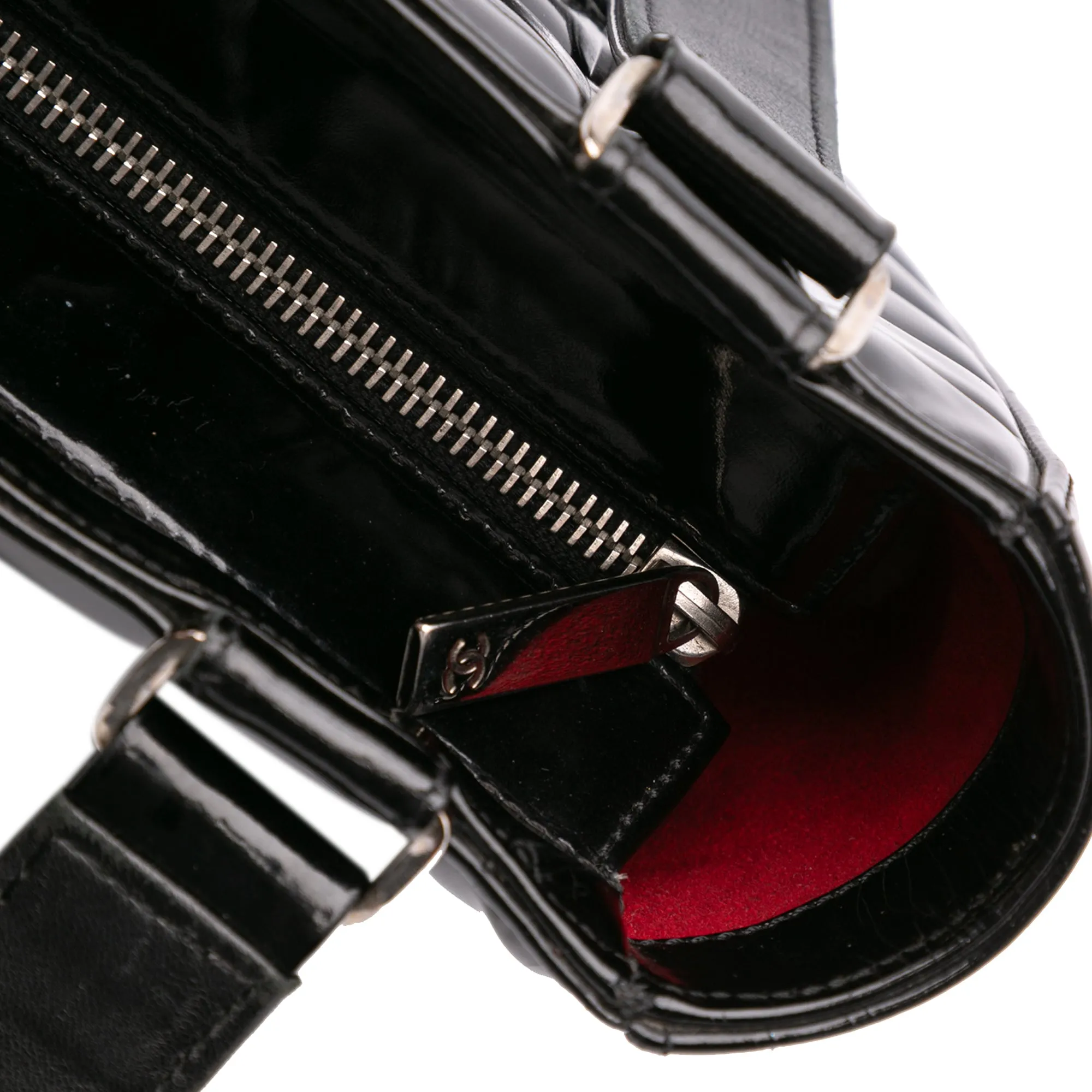 Chocolate Bar Patent Shoulder Bag