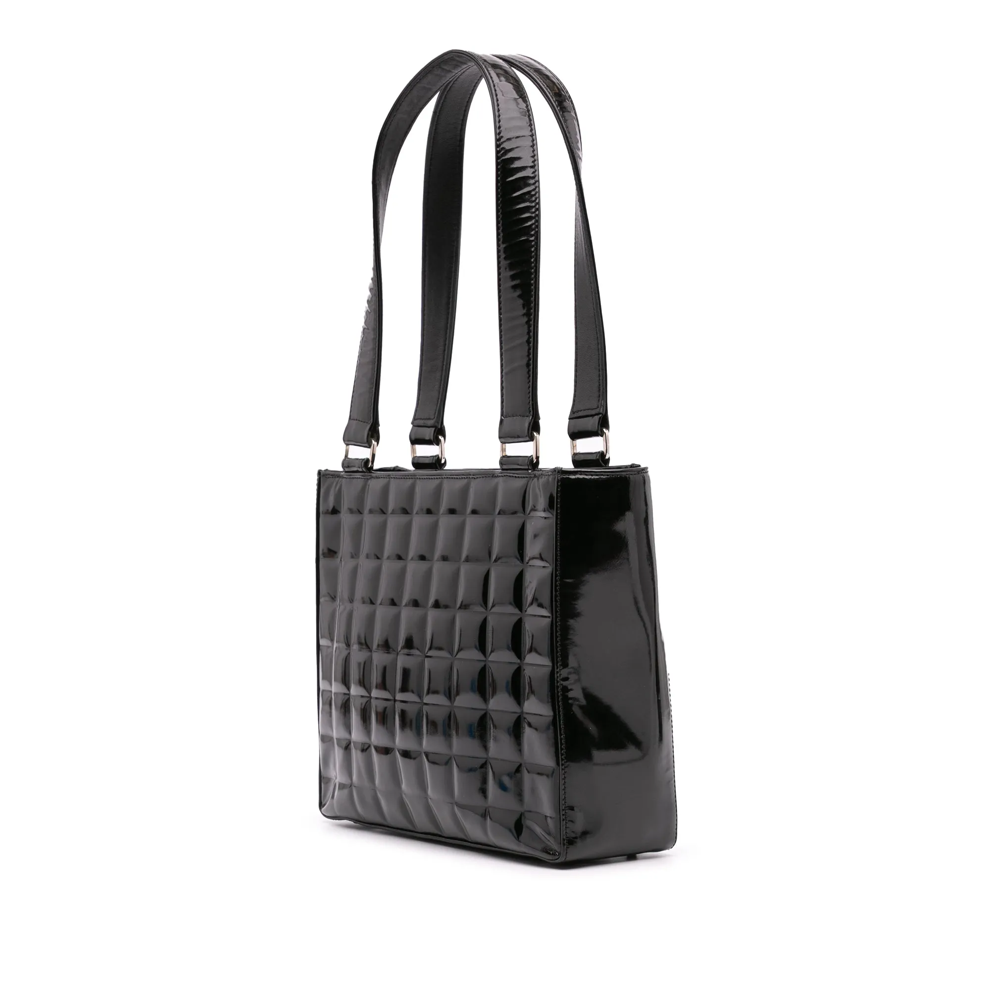 Chocolate Bar Patent Shoulder Bag
