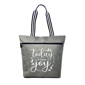 Choose Joy Lexie Gray Tote Bag