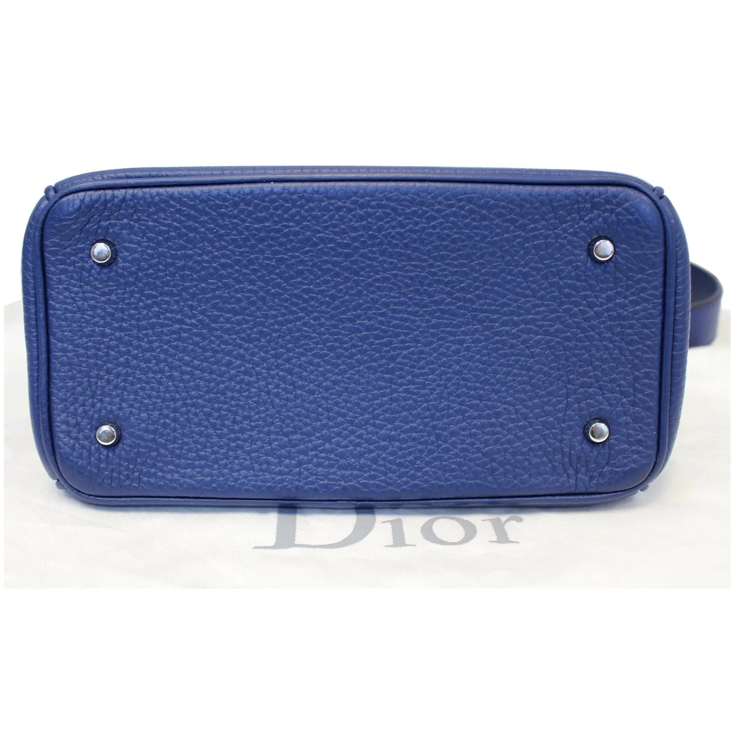 CHRISTIAN DIOR Be Dior Small Bullcalf Flap Shoulder Bag Blue