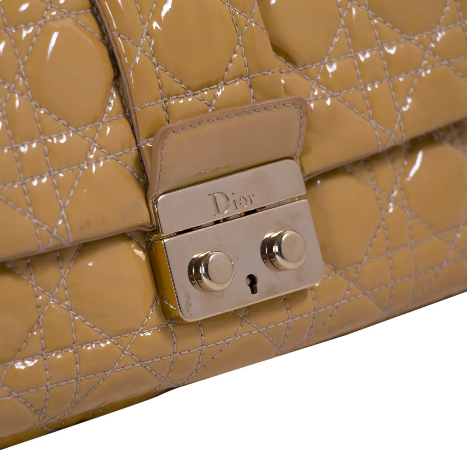 Christian Dior Cannage New Lock Flap Bag