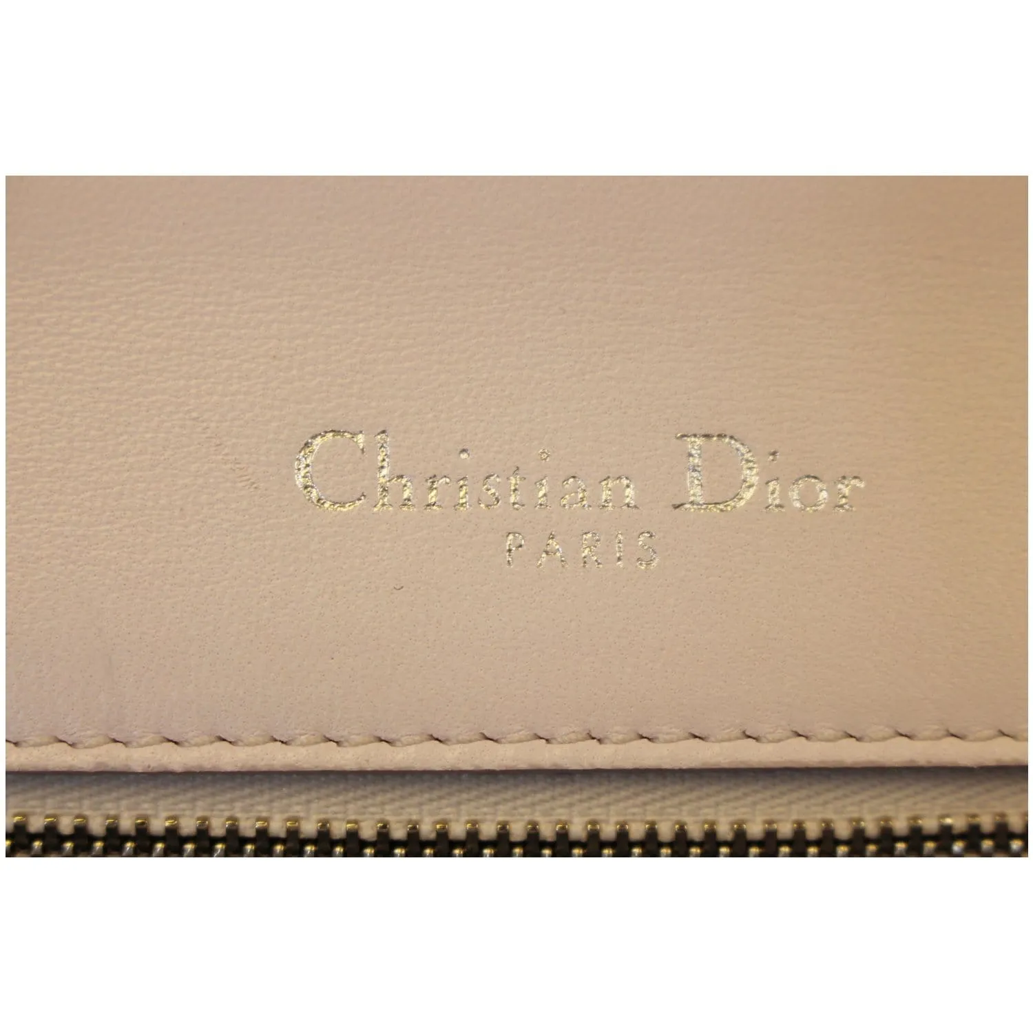 Christian Dior Diorama Flap Leather Medium Shoulder Bag White