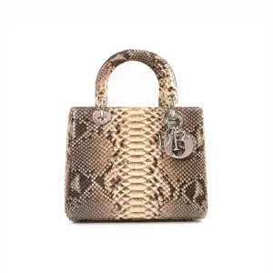 Christian Dior Python Medium Lady Dior