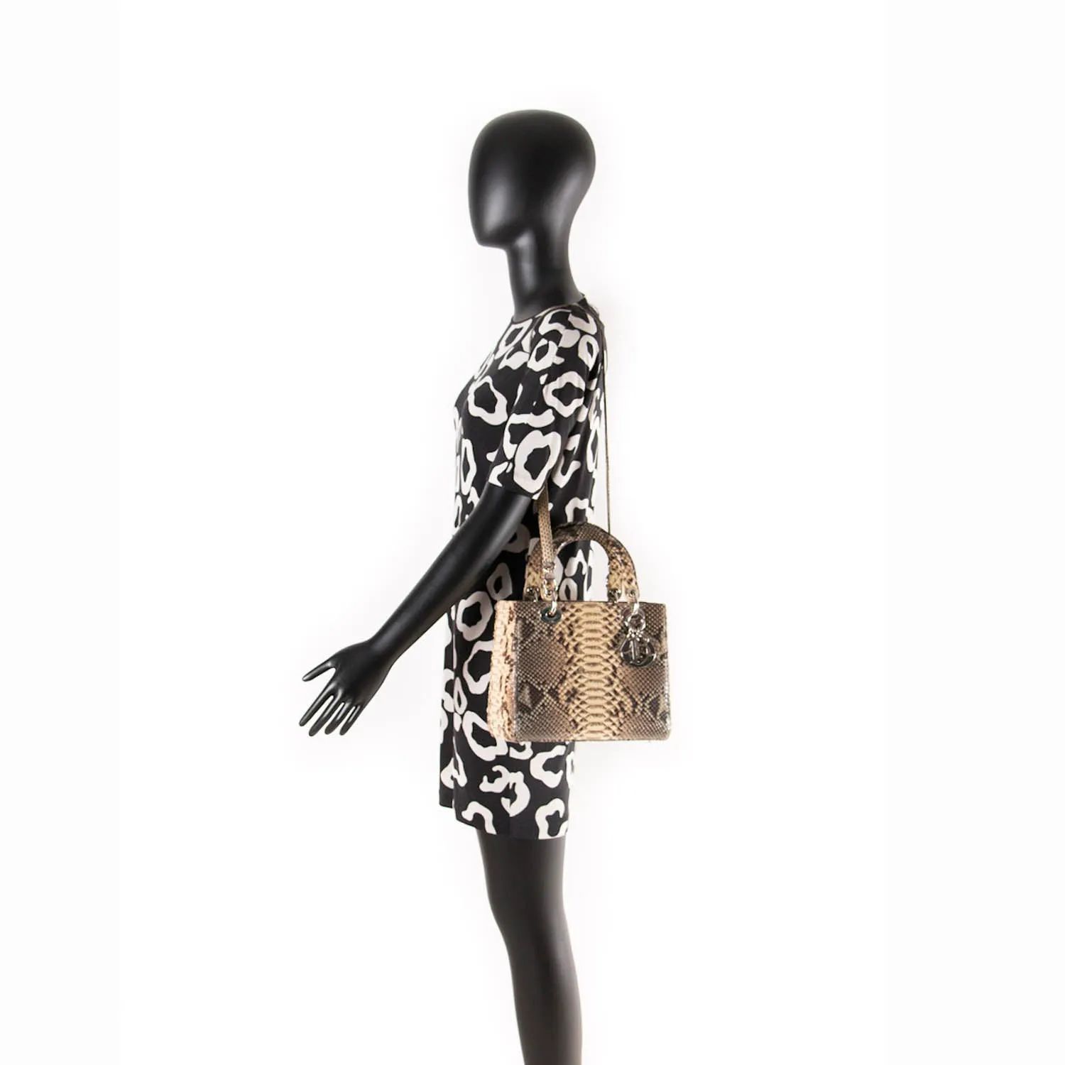 Christian Dior Python Medium Lady Dior