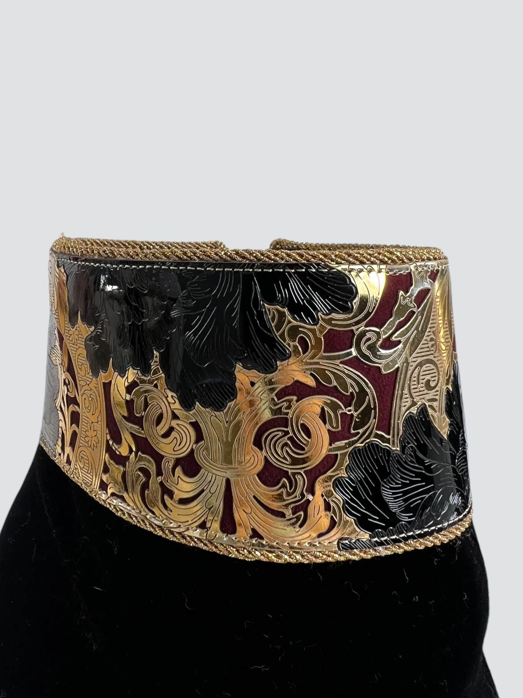 Christian Louboutin "Edo Empire" Black Velvet Boots - Size UK 6.5