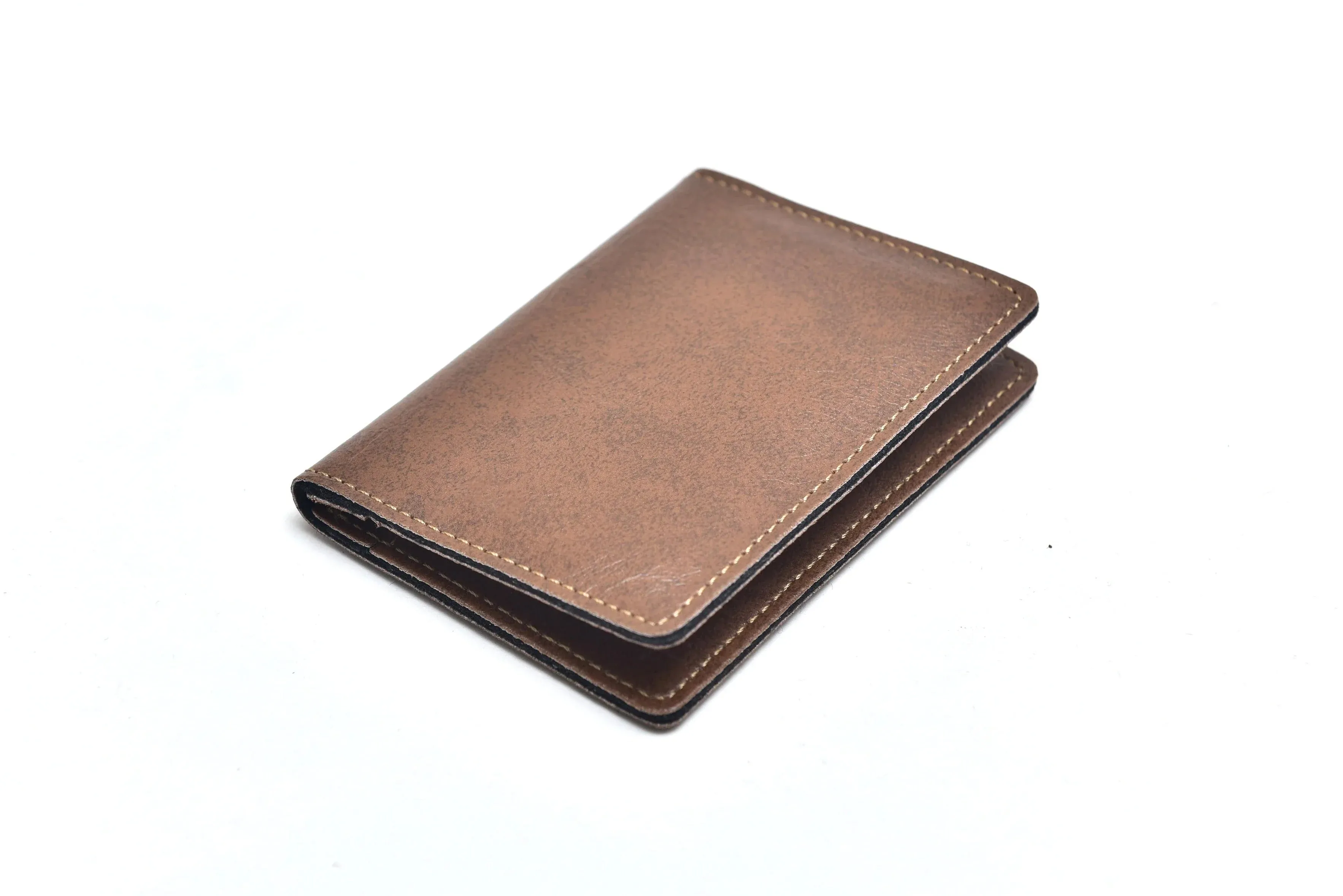Classy Leather Customised Passport Cover with Charm (Brown)