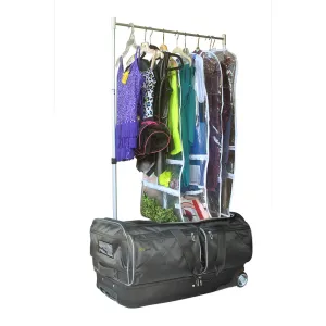 CLEARANCE - Ecogear 28in Wheeled Duffel Bag With Garment Rack - 2 Color Options