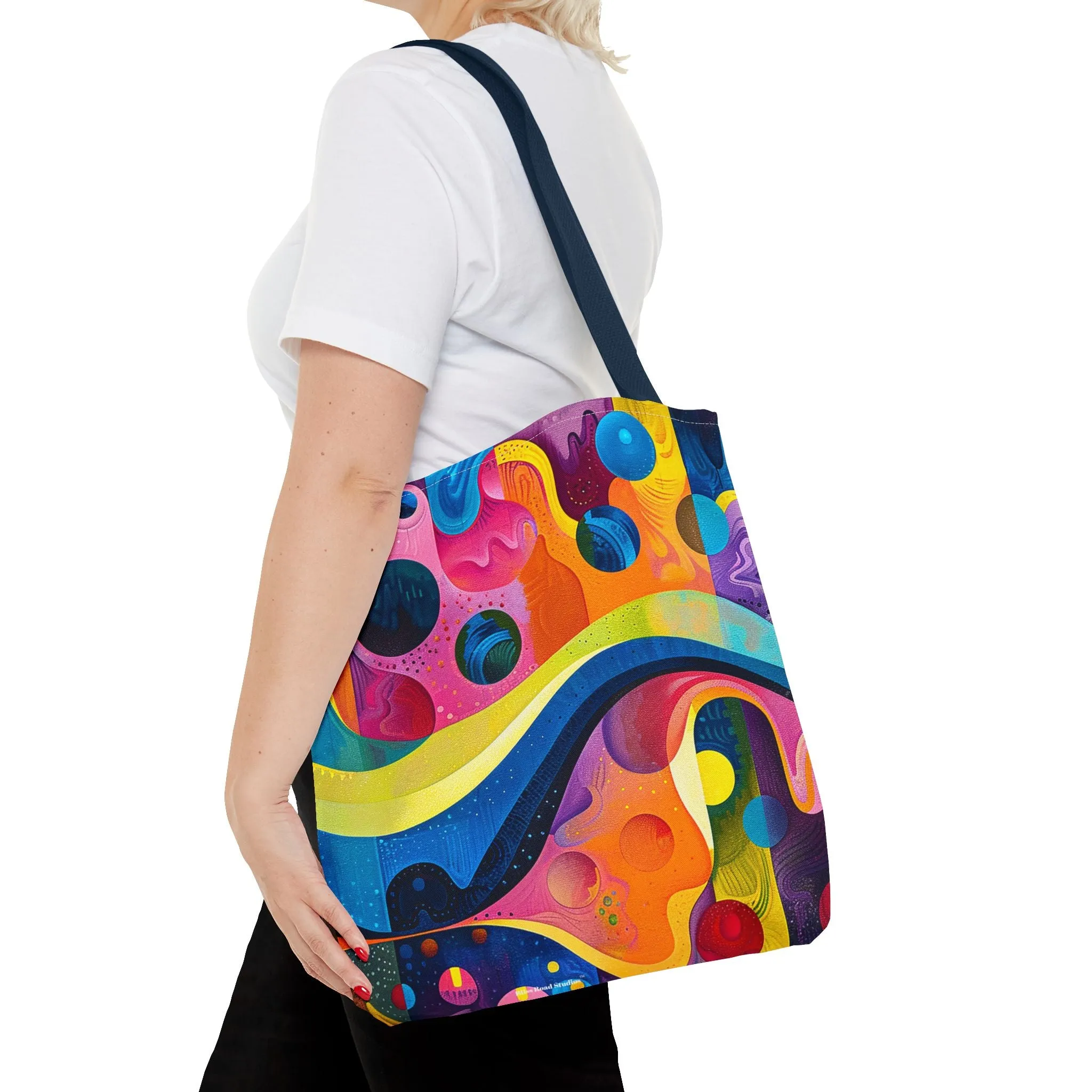 Color Wave Tote Bag - Bold, Artistic, and Full of Life--Carry the Color Wave! Available in 3 sizes.