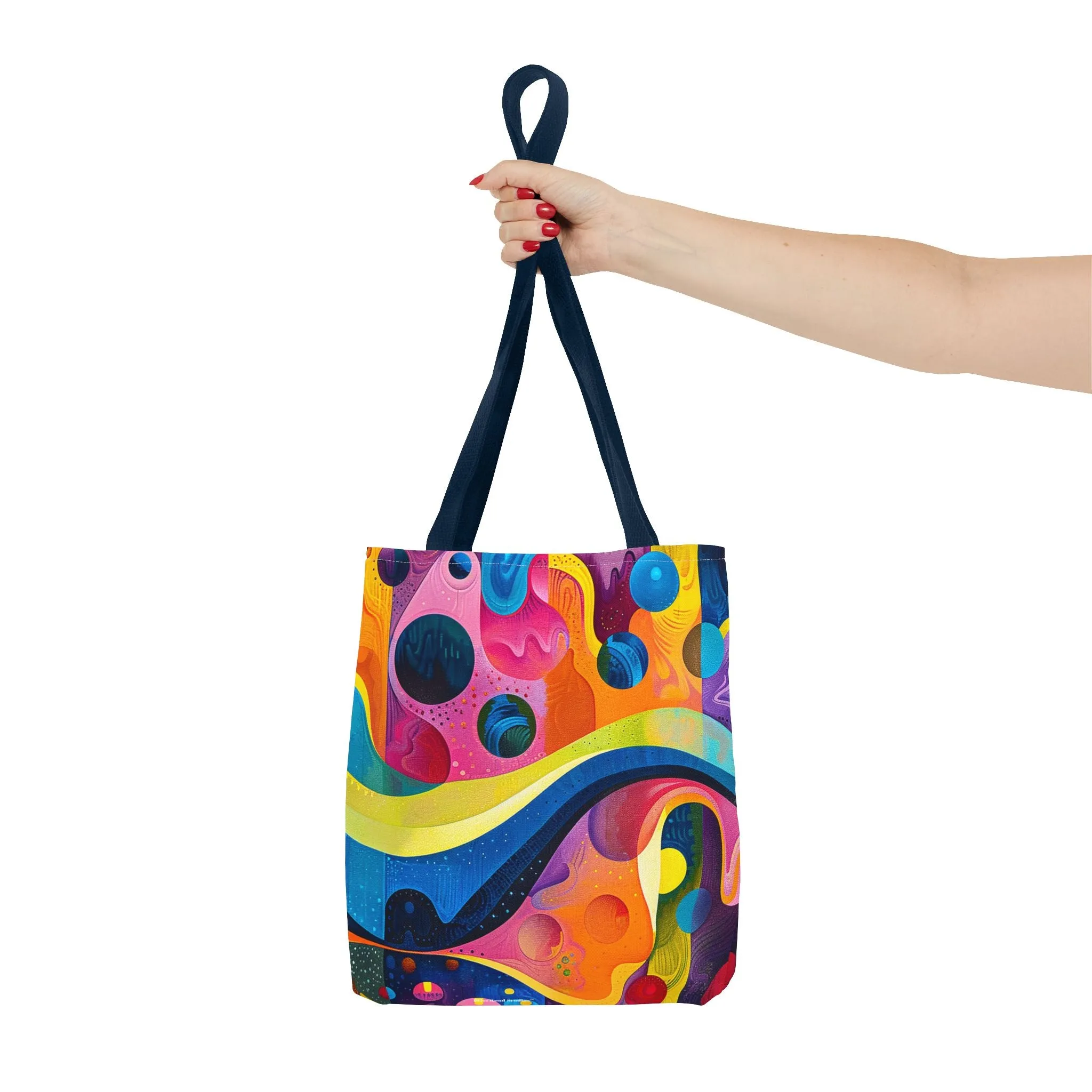 Color Wave Tote Bag - Bold, Artistic, and Full of Life--Carry the Color Wave! Available in 3 sizes.