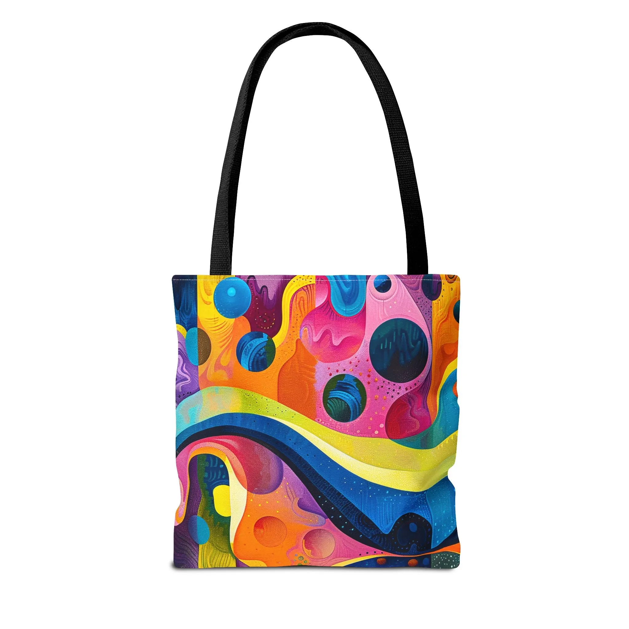 Color Wave Tote Bag - Bold, Artistic, and Full of Life--Carry the Color Wave! Available in 3 sizes.