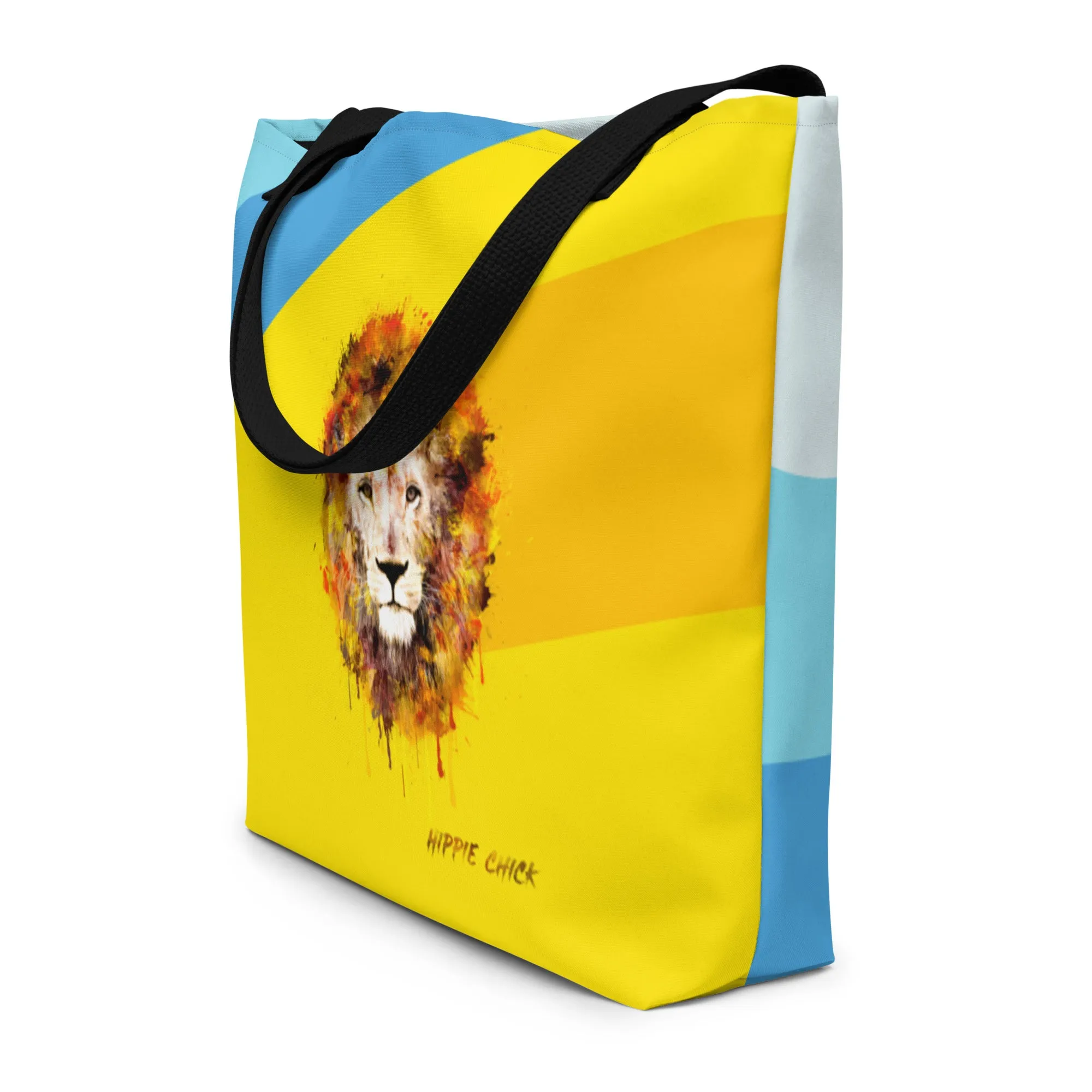 Color Waves Tote Bag