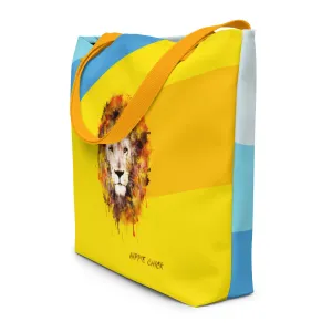 Color Waves Tote Bag