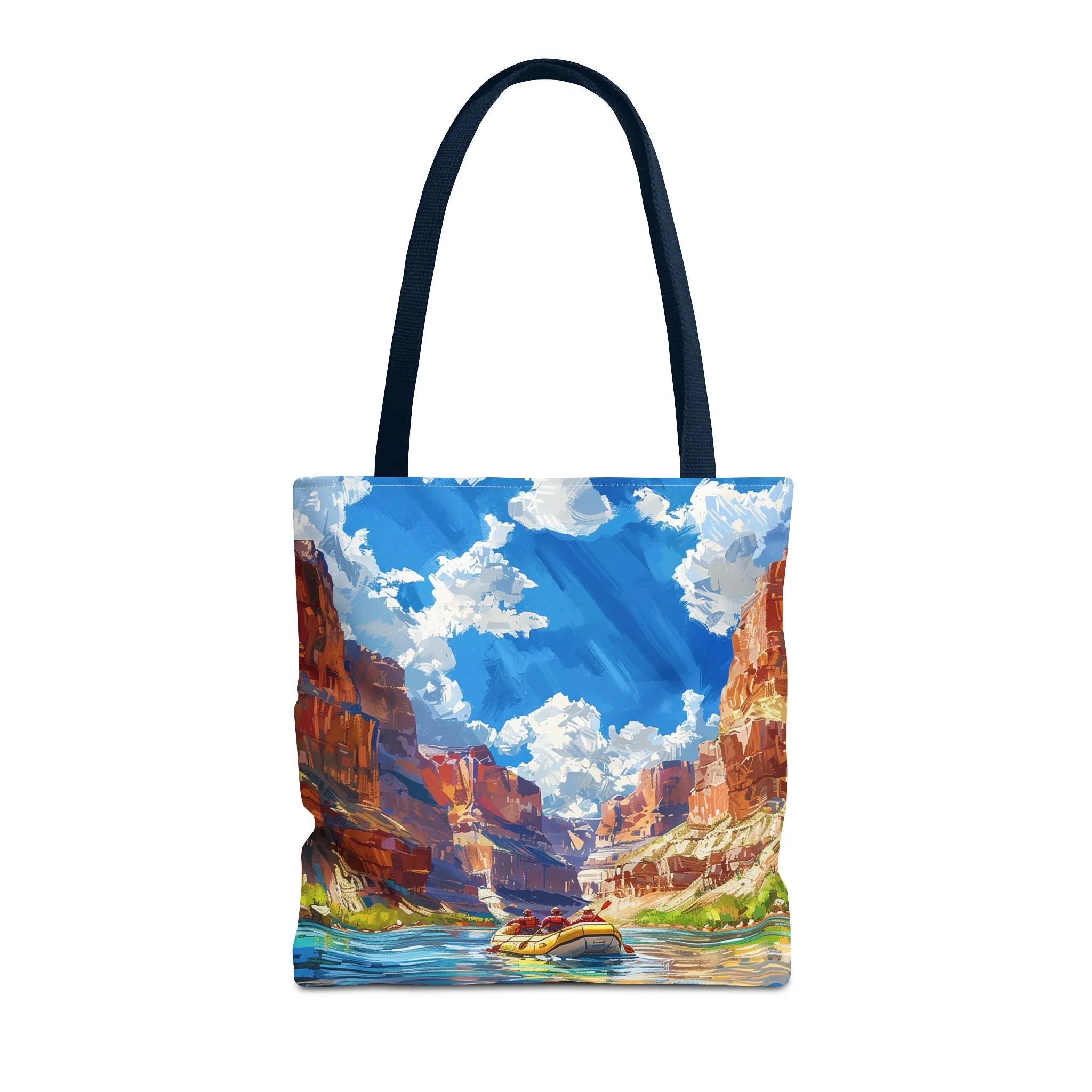 Colorado River Rafting Tote Bag - Ride the Rapids Through the Grand Canyon - Carry the Adventure! Available in 3 sizes.