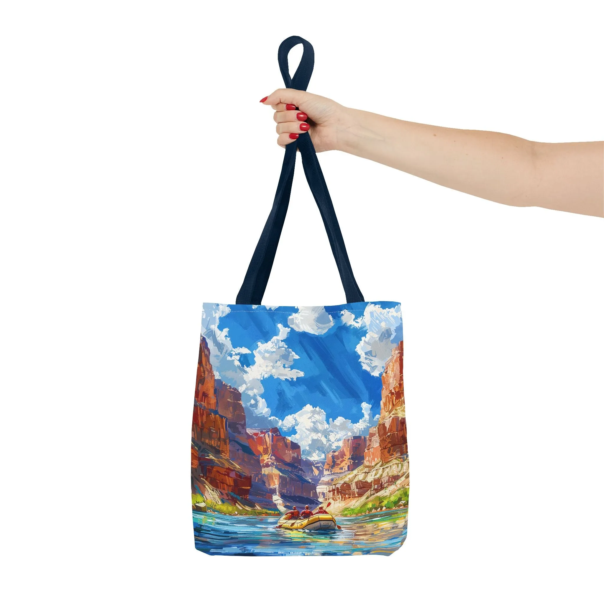 Colorado River Rafting Tote Bag - Ride the Rapids Through the Grand Canyon - Carry the Adventure! Available in 3 sizes.
