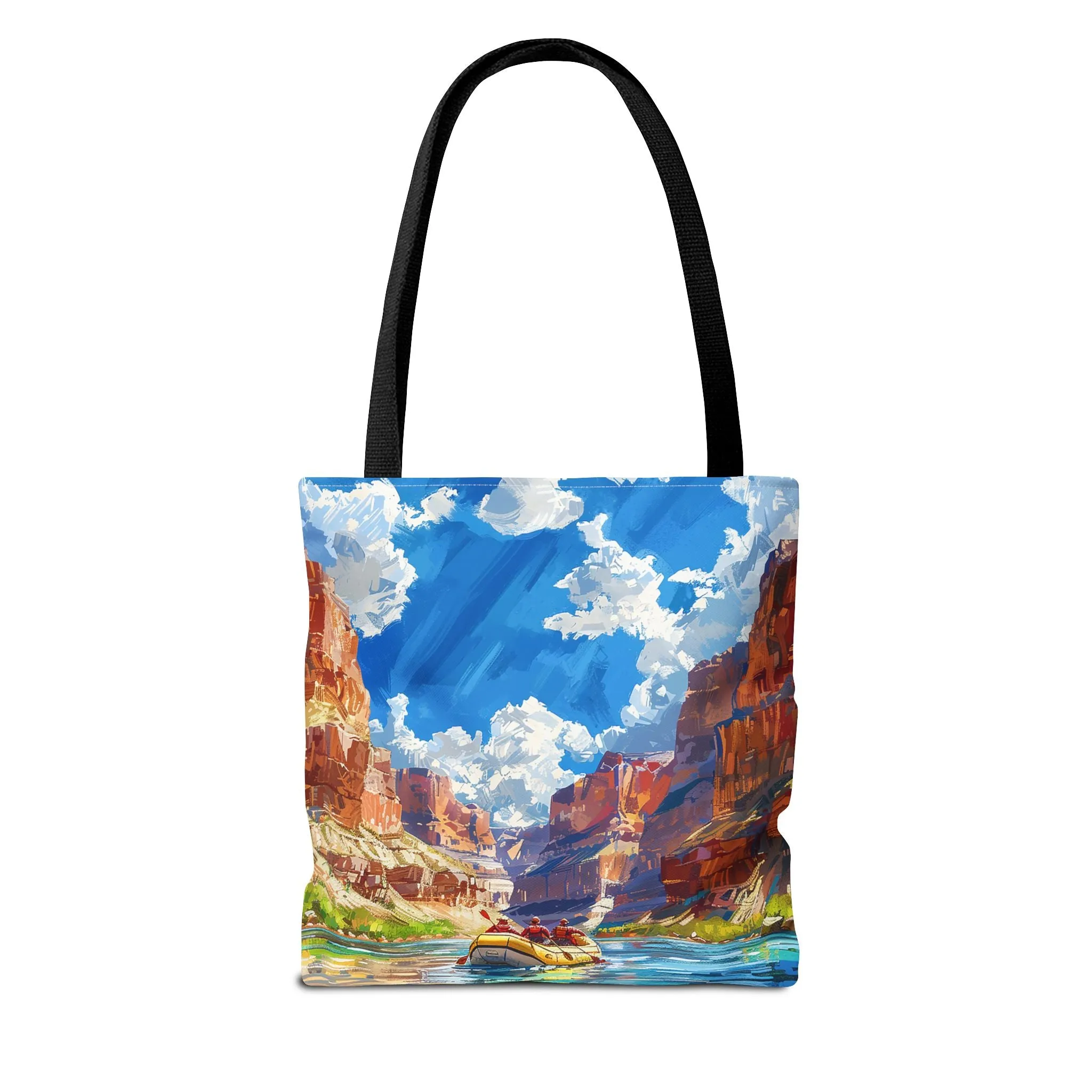 Colorado River Rafting Tote Bag - Ride the Rapids Through the Grand Canyon - Carry the Adventure! Available in 3 sizes.