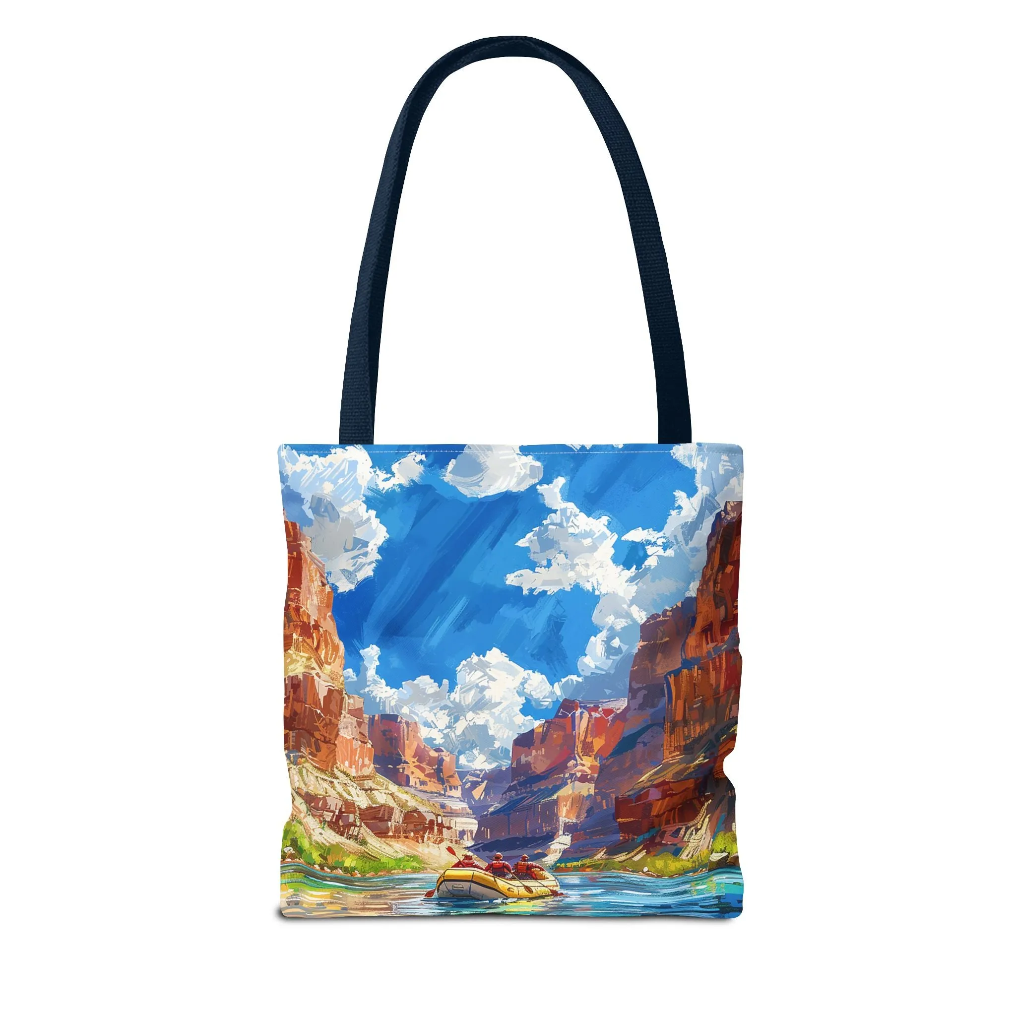 Colorado River Rafting Tote Bag - Ride the Rapids Through the Grand Canyon - Carry the Adventure! Available in 3 sizes.